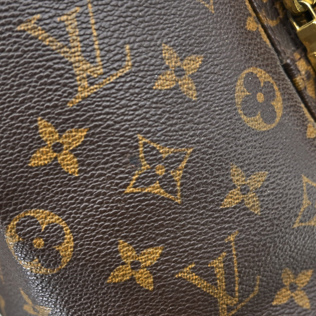 Louis Vuitton Vintage Montsouris Monogram Canvas Brown Canvas Backpack Bag (Pre-Owned)
