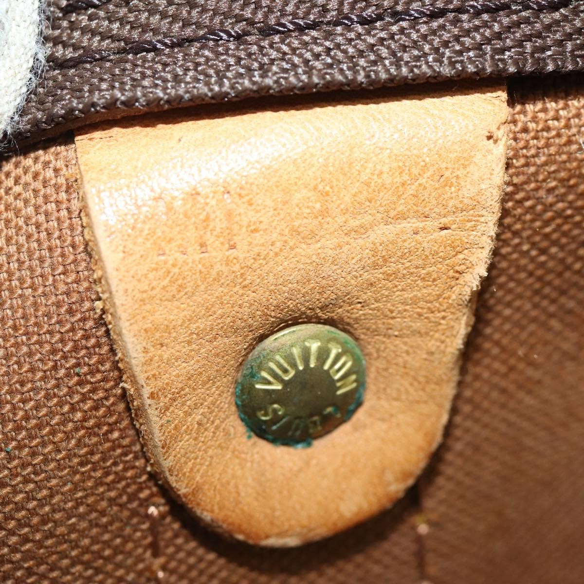 Louis Vuitton Keepall Monogram Canvas Brown Canvas Travel Bag Bag (Pre-Owned)