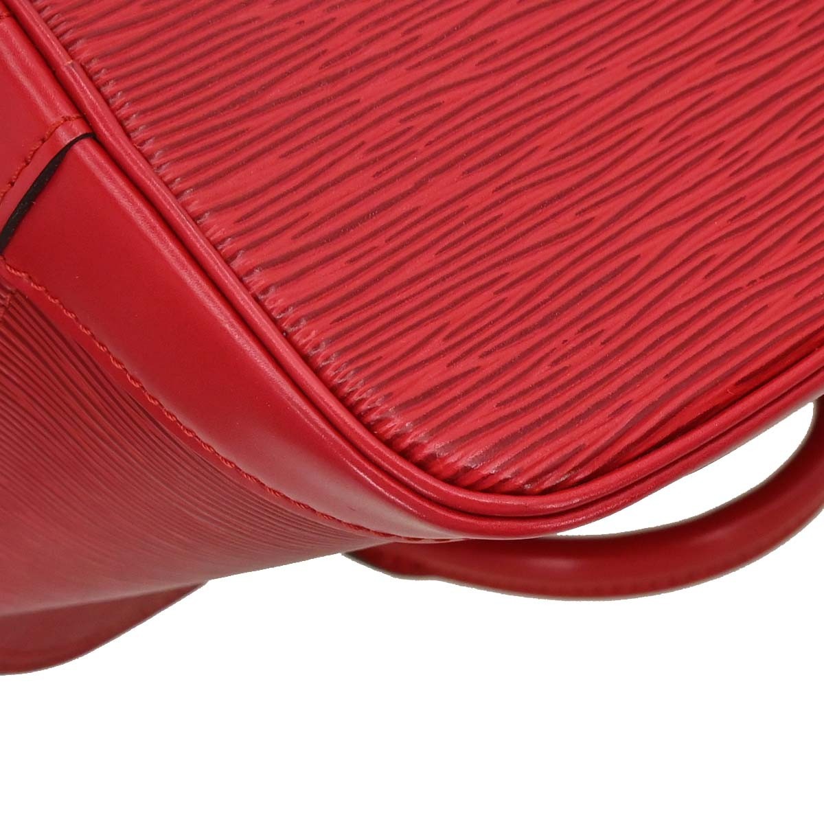 Louis Vuitton Alma Epi Leather Red Leather Handbag (Pre-Owned)