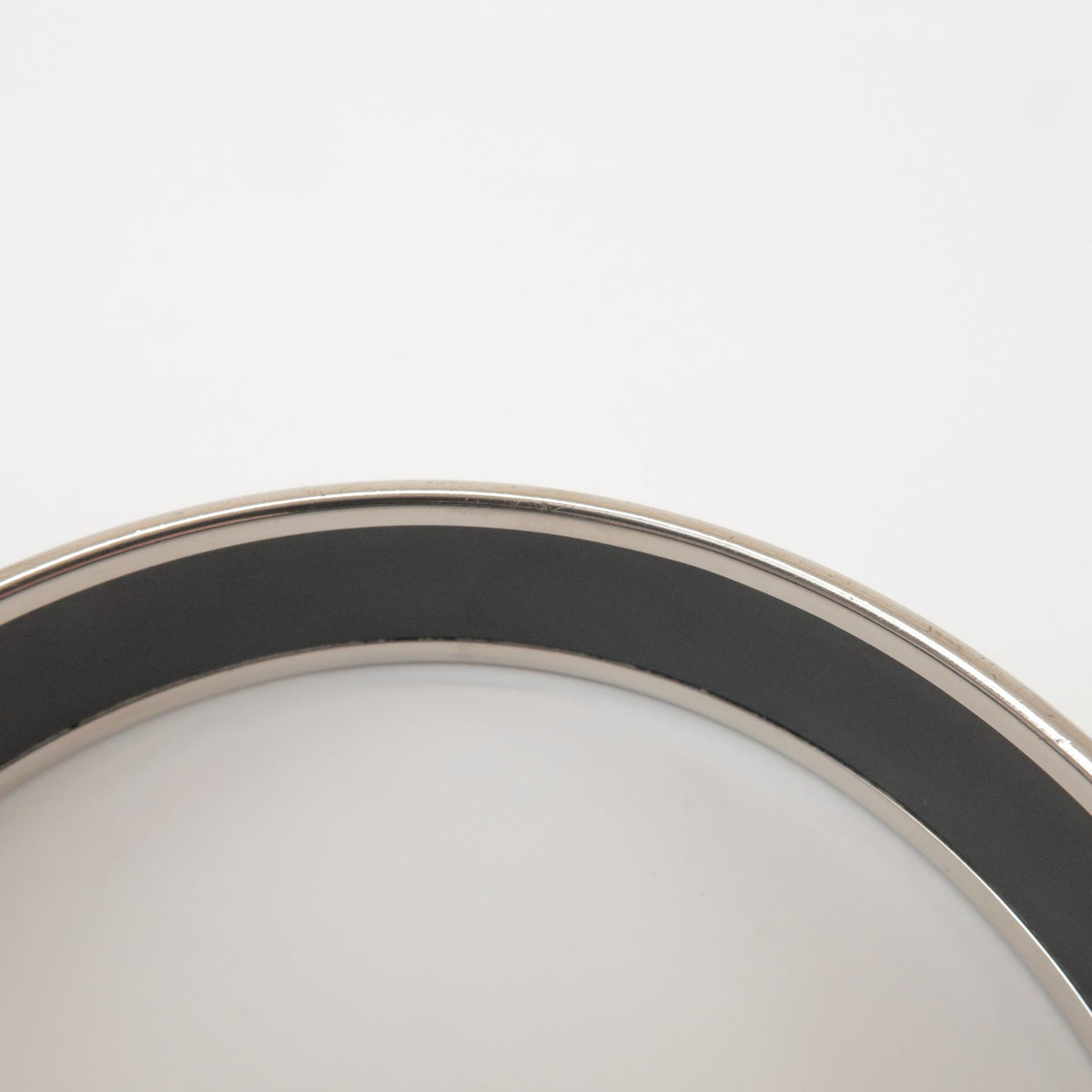 Hermes Caleche Bangle Enamel Silver Silver_Plated Bracelet Jewelry (Pre-Owned)