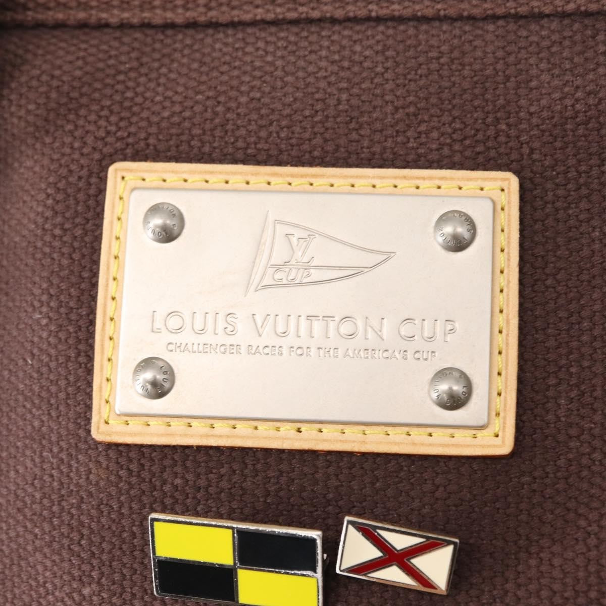 Louis Vuitton Antigua Tote Canvas Brown Canvas Tote Bag Bag (Pre-Owned)