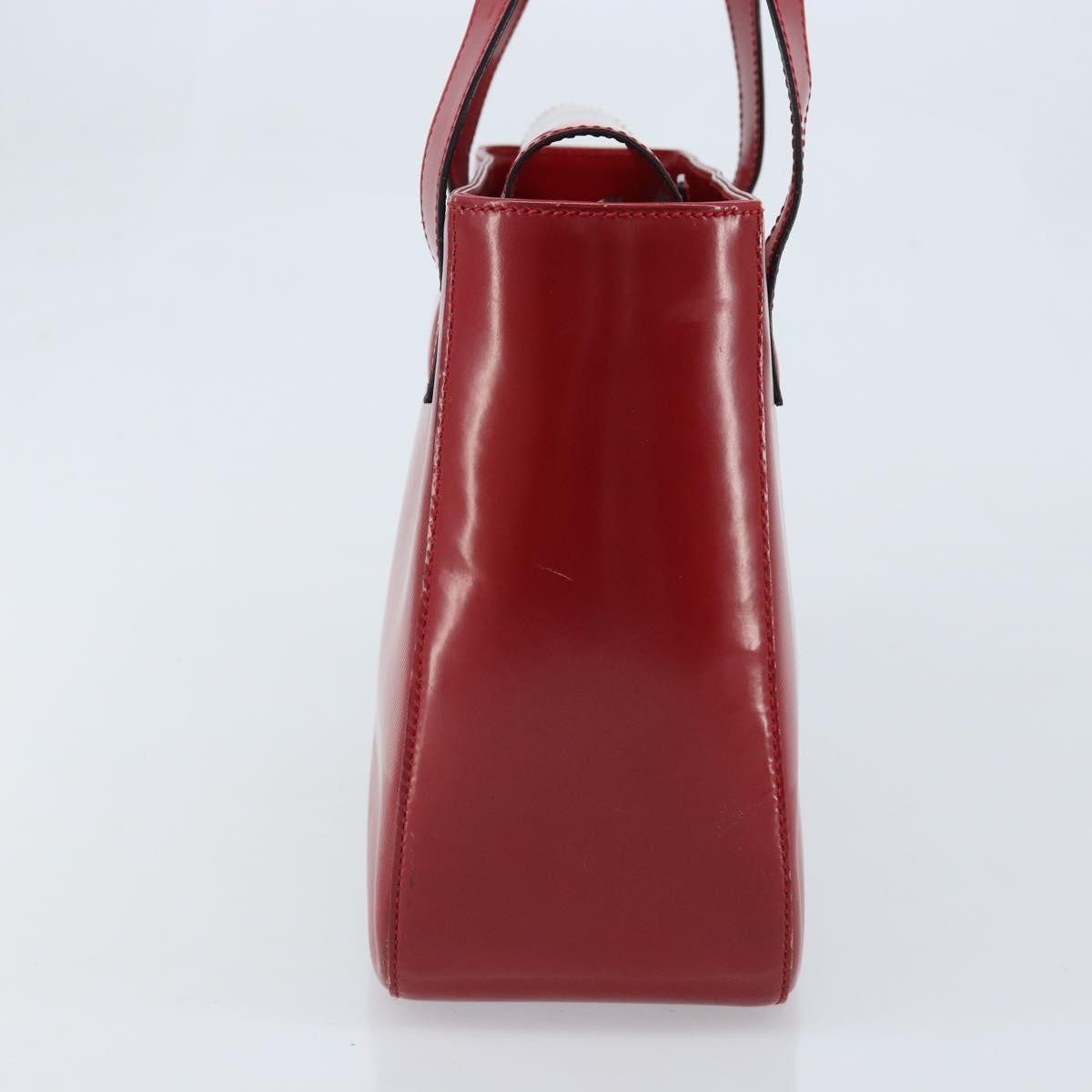 Celine Vintage Leather Red Leather Handbag (Pre-Owned)