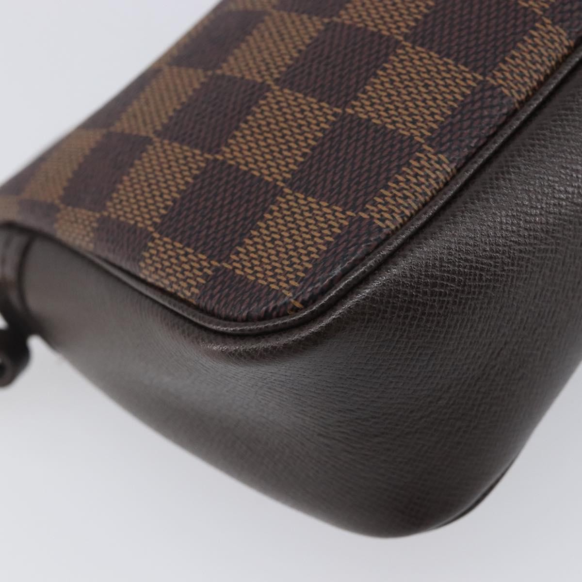 Louis Vuitton Trousse Make Up Damier Brown Canvas Clutche & Pouche Bag (Pre-Owned)