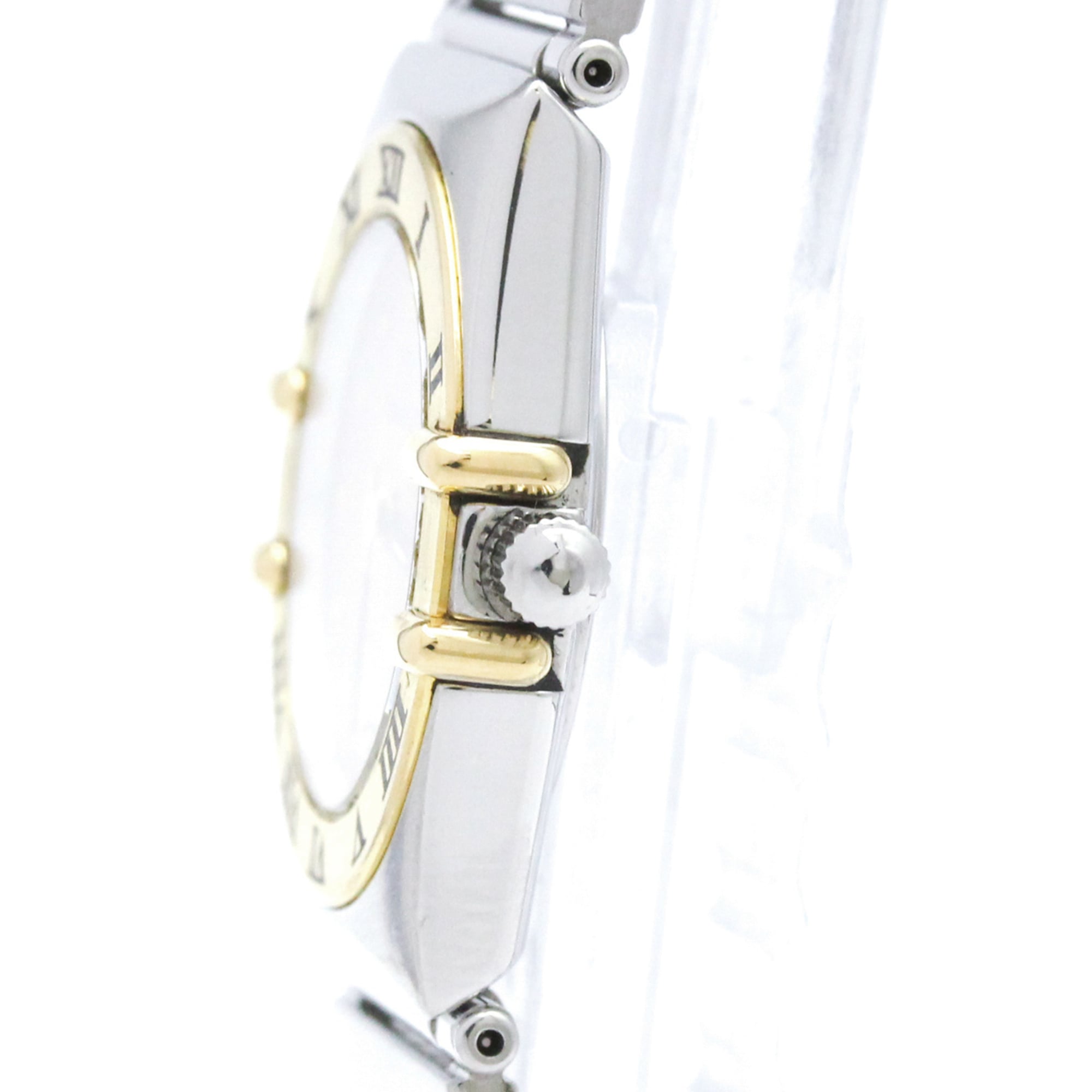 Omega Constellation Quartz Stainless Steel And Yellow Gold Watch (Pre-Owned)