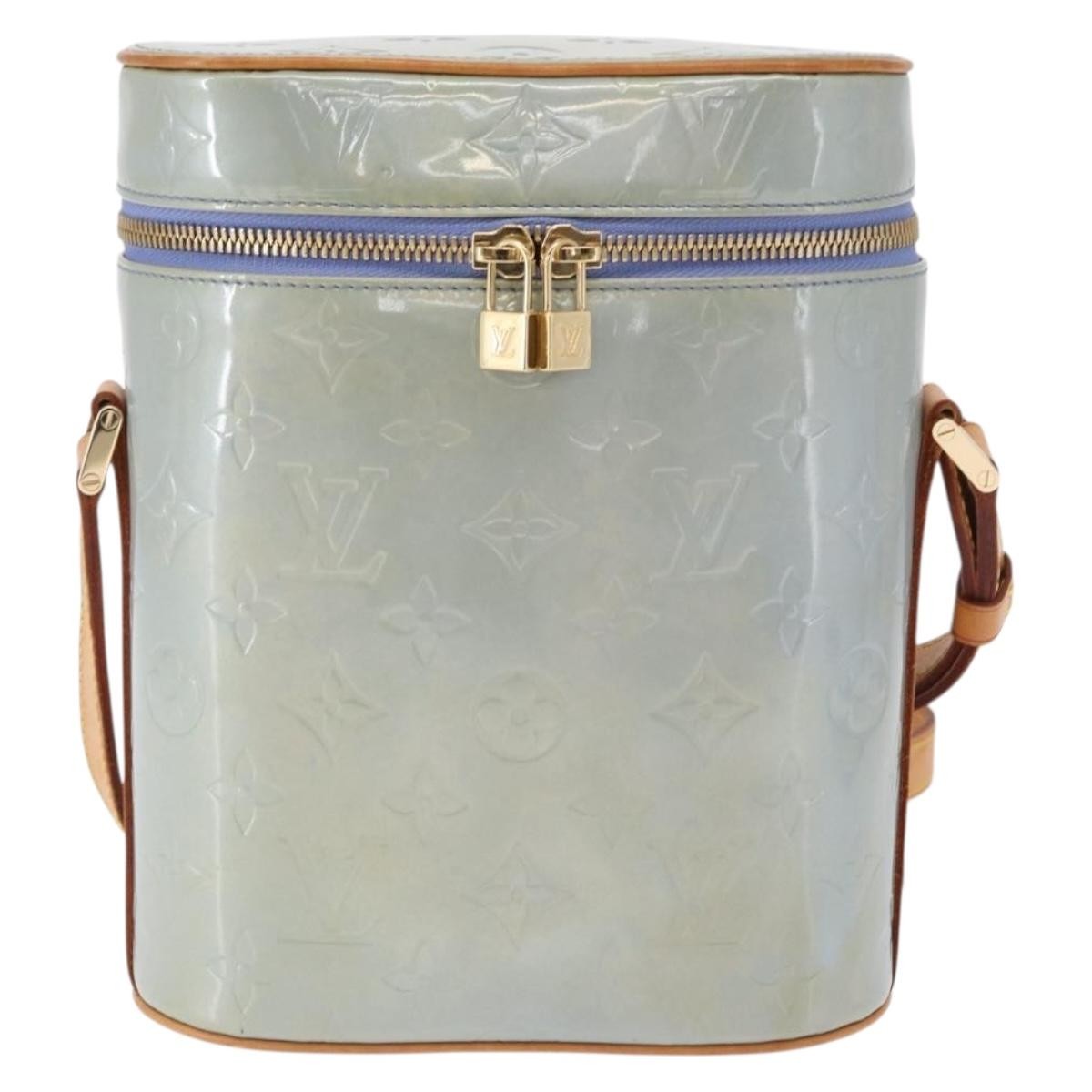 Louis Vuitton Sullivan Monogram Vernis Blue Patent_Leather Shoulder Bag Bag (Pre-Owned)