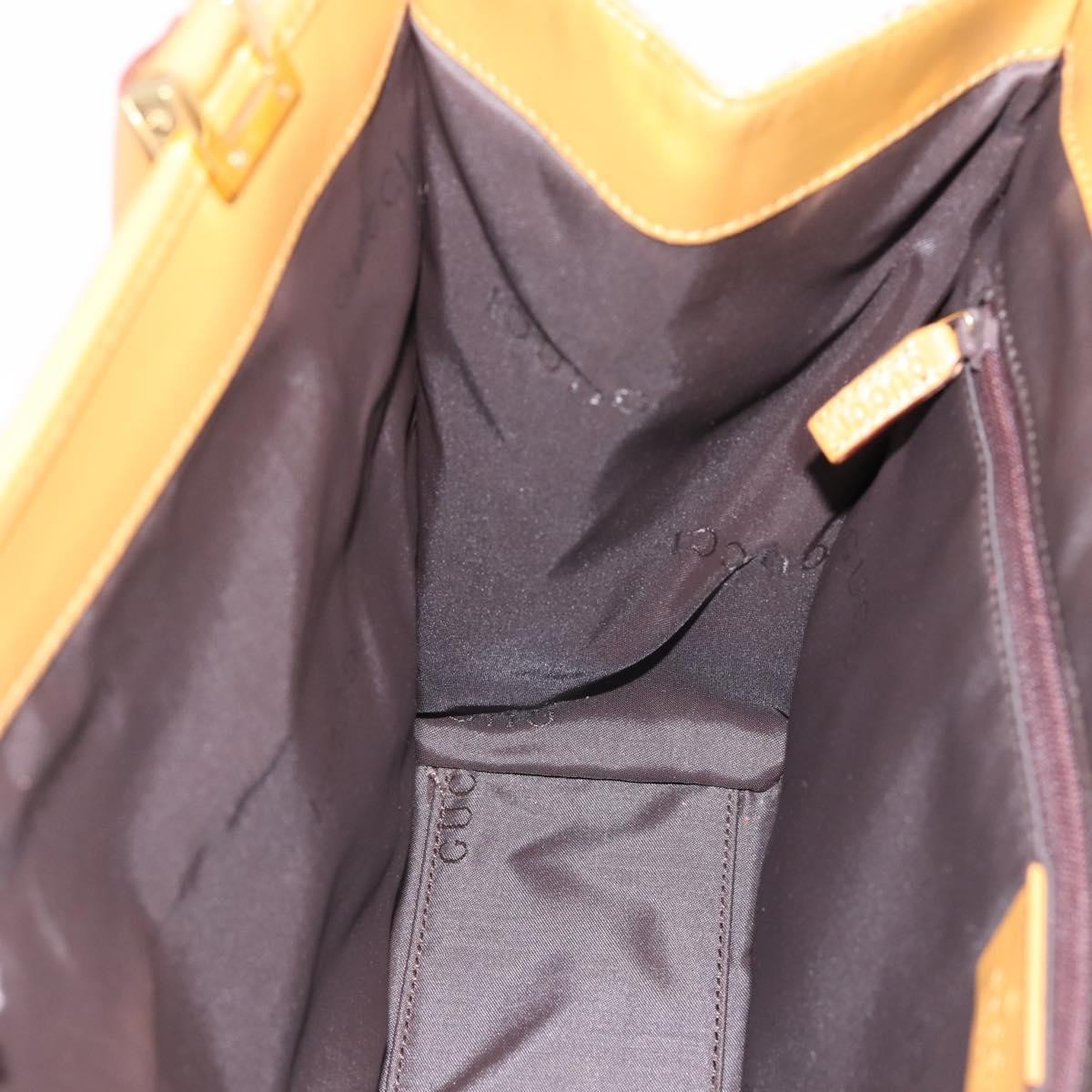 Gucci Jackie Gg Canvas Brown Canvas Tote Bag Bag (Pre-Owned)