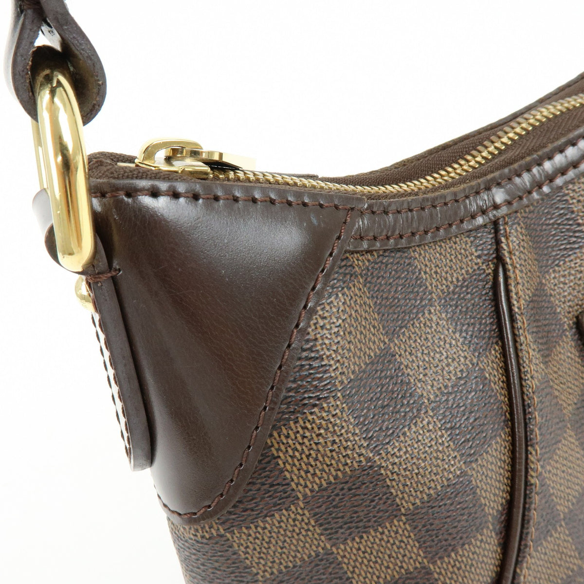 Louis Vuitton Thames Damier Brown Canvas Handbag (Pre-Owned)