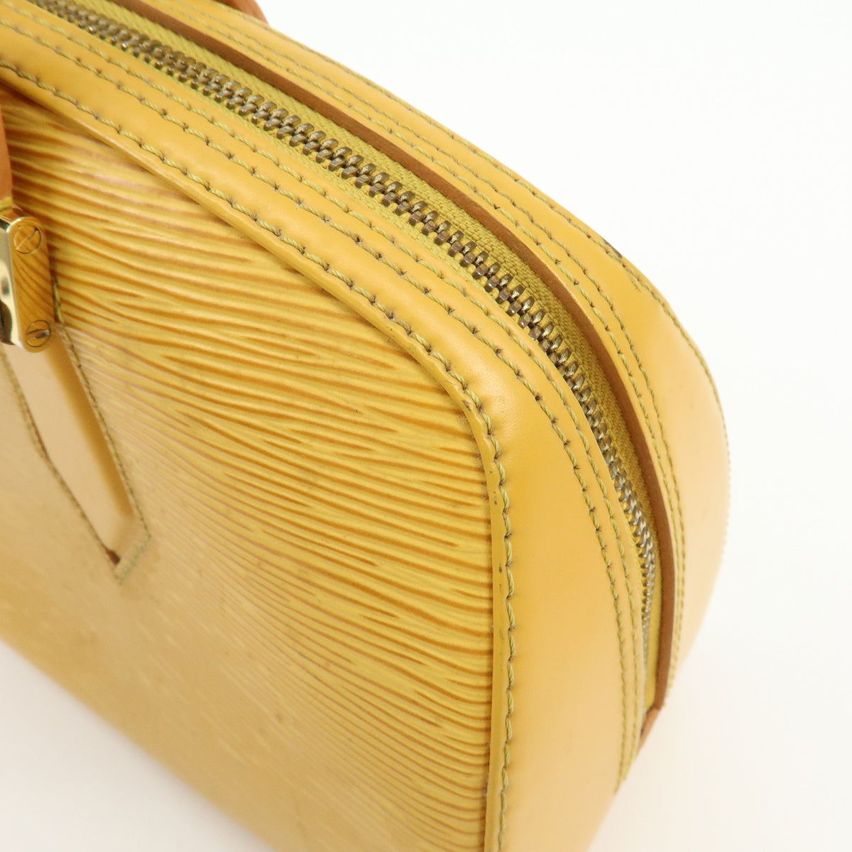 Louis Vuitton Jasmin Epi Leather Yellow Leather Handbag (Pre-Owned)