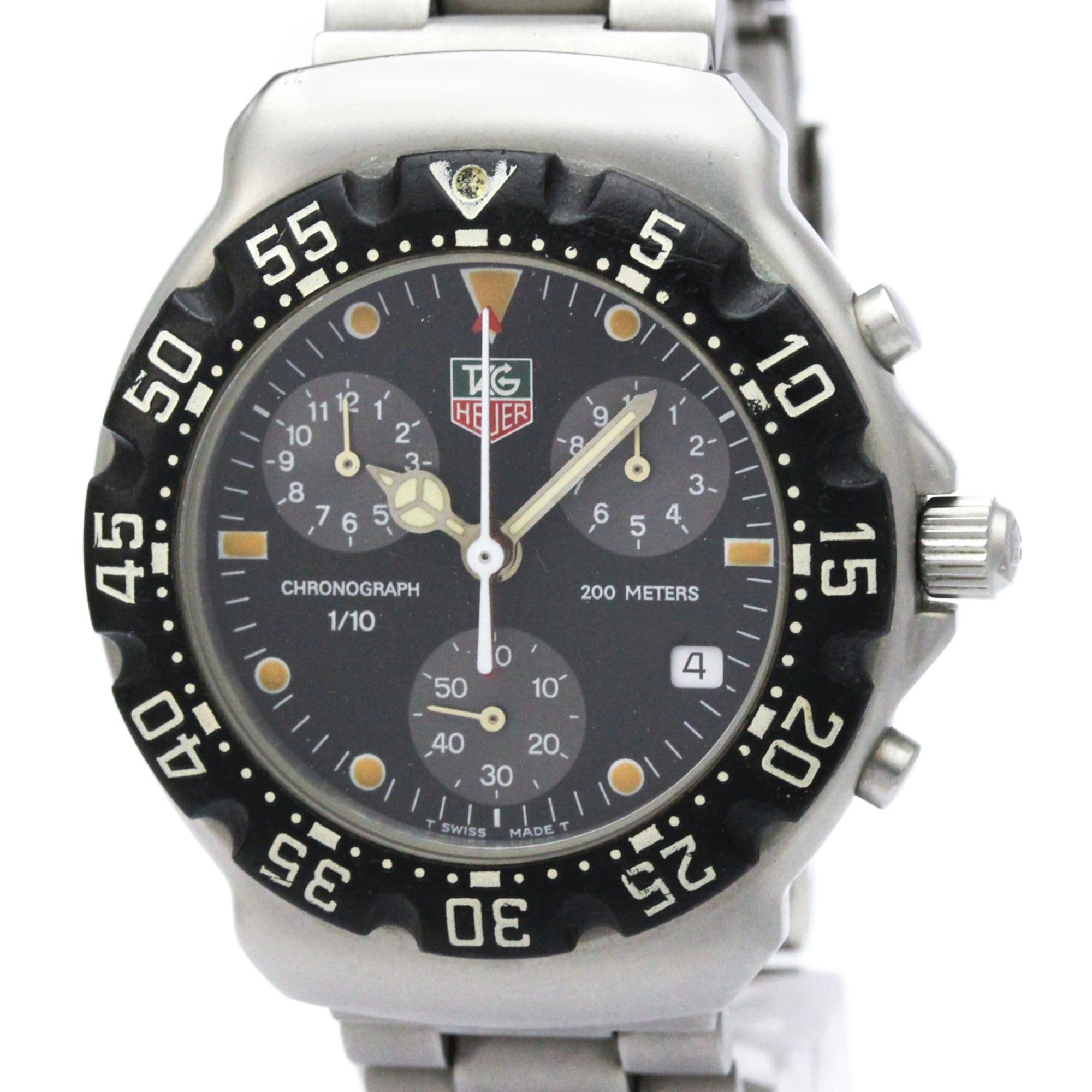 Tag Heuer Formula 1 Chronograph Quartz Stainless Steel Watch (Pre-Owned)