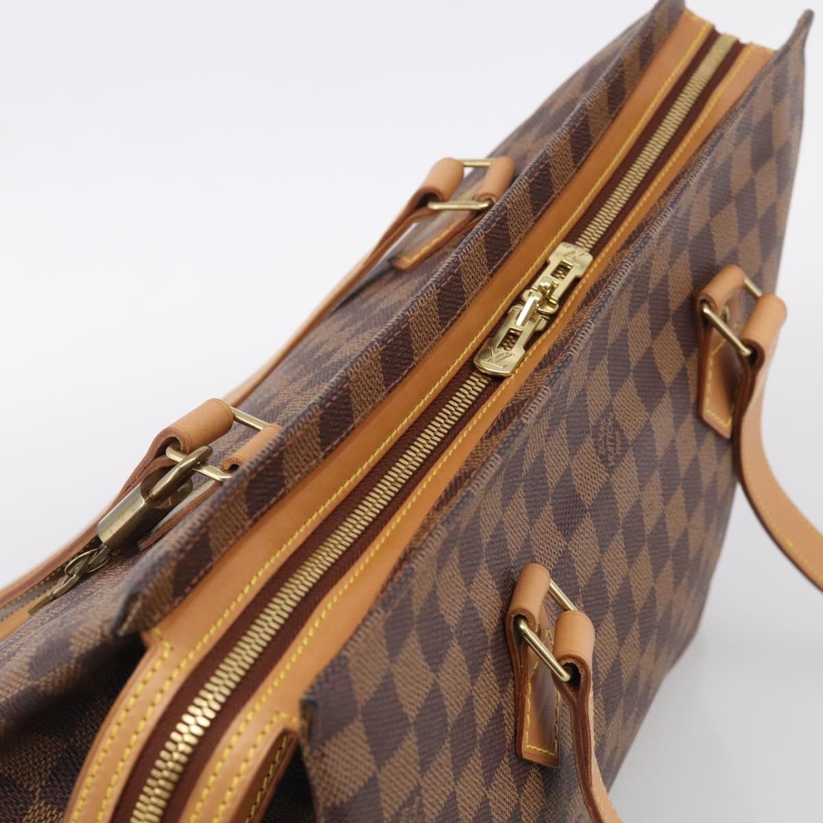Louis Vuitton Chelsea Centenaire Damier Brown Canvas Handbag (Pre-Owned)