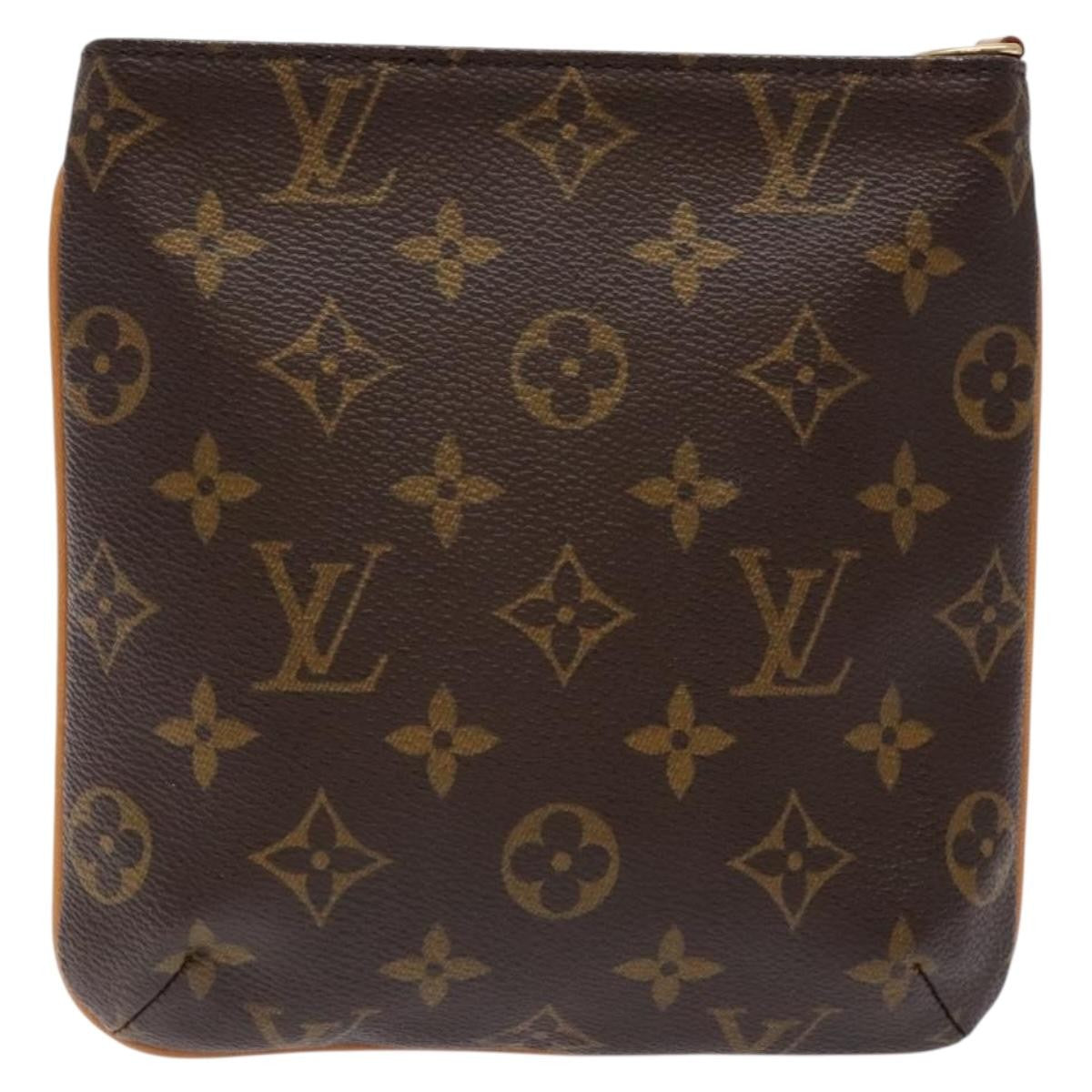 Louis Vuitton Partition Wristlet Clutch Monogram Canvas Brown Canvas Clutche & Pouche Bag (Pre-Owned)
