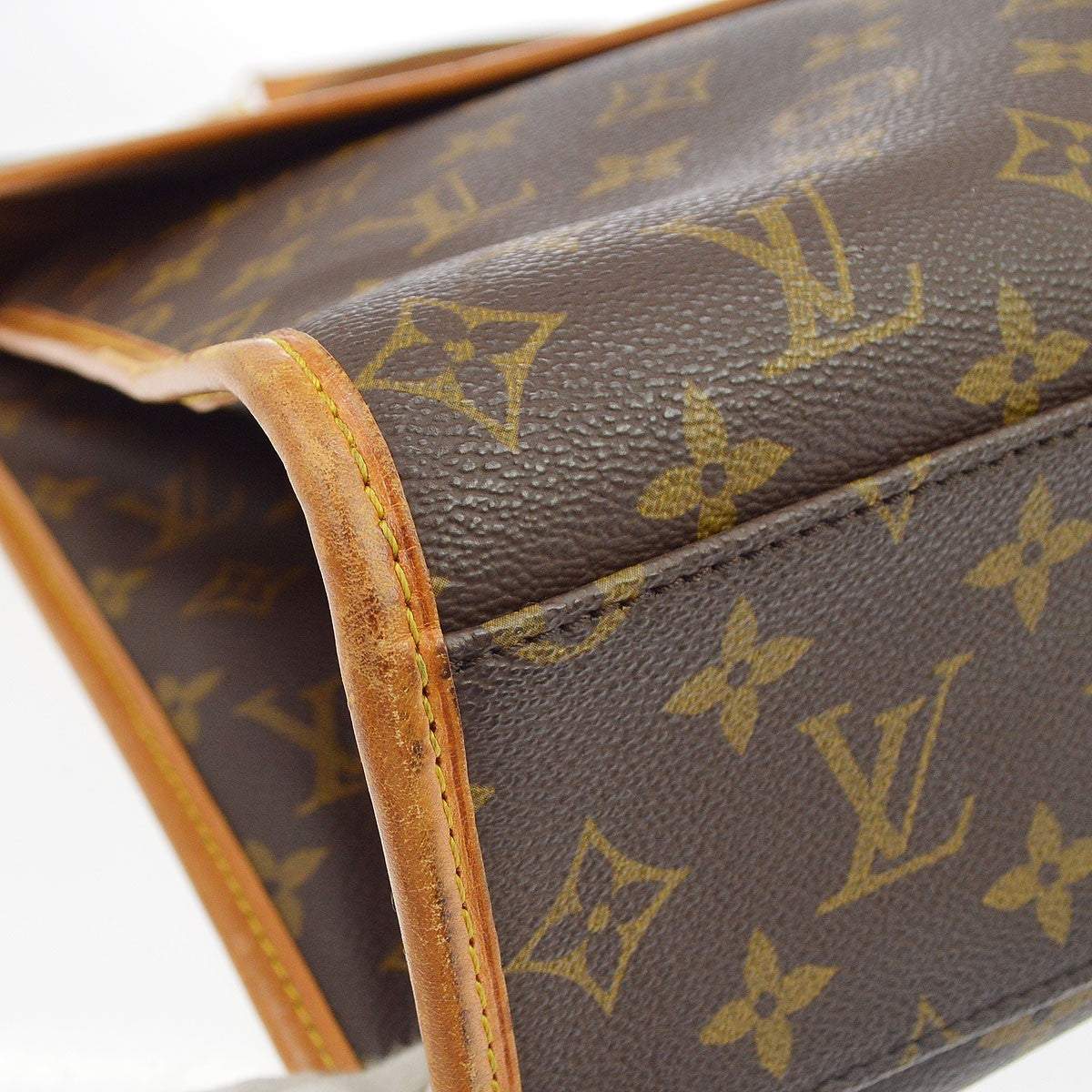 Louis Vuitton Beverly Monogram Canvas Brown Canvas Briefcase Bag (Pre-Owned)