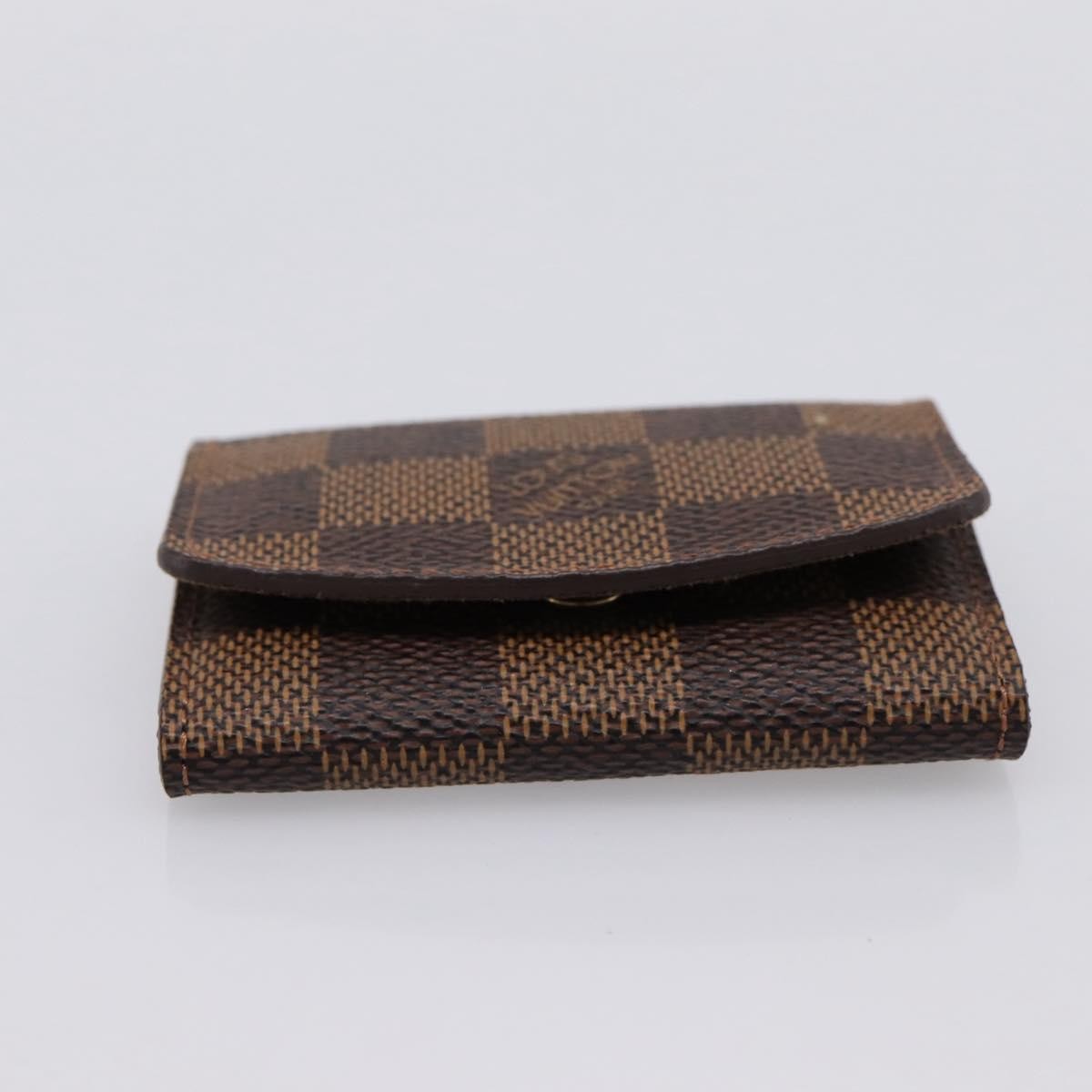 Louis Vuitton Cuff Case Monogram Damier Brown Canvas Wallets Accessory (Pre-Owned)