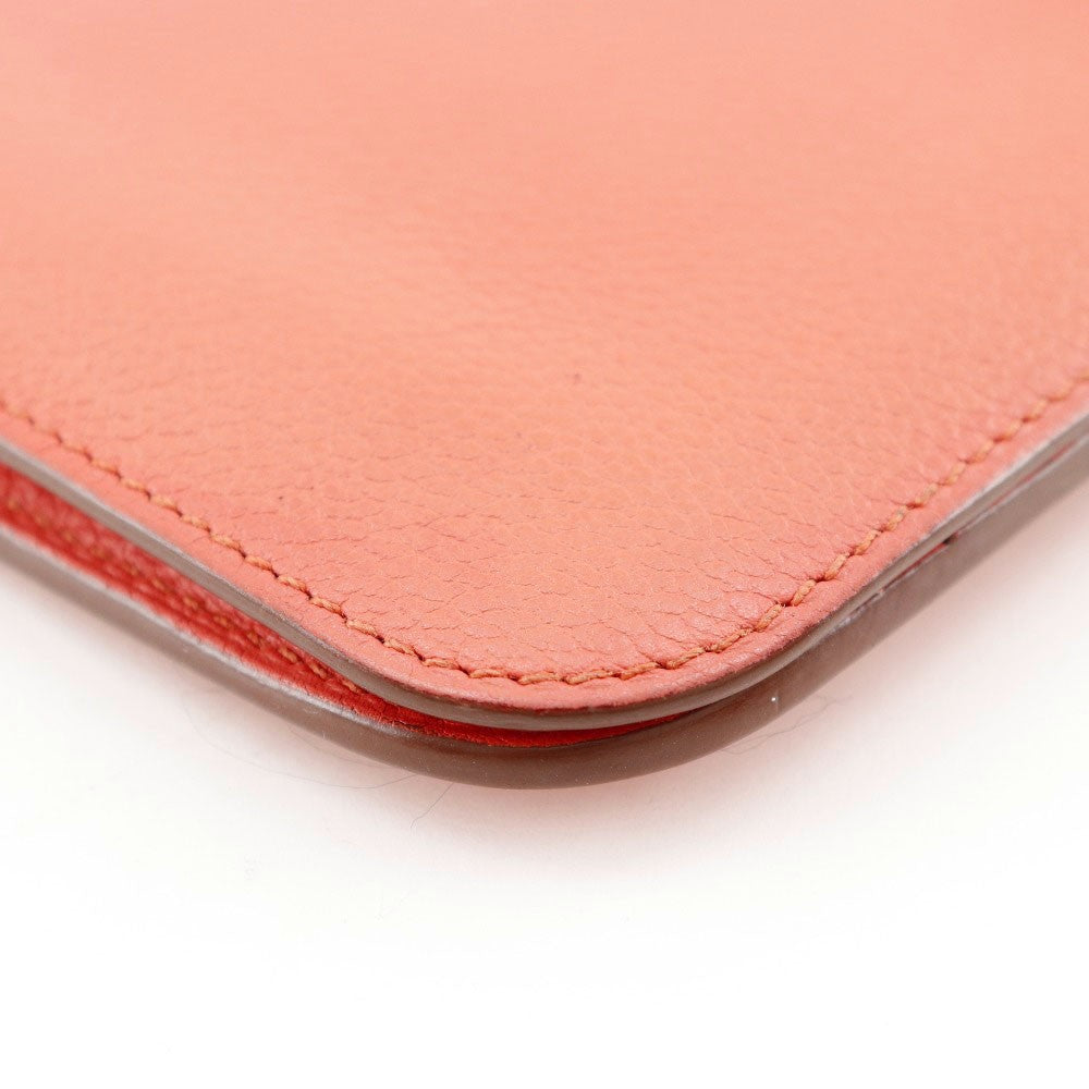 Hermes Dogon Duo Combined Leather Pink Leather Wallets Accessory (Pre-Owned)