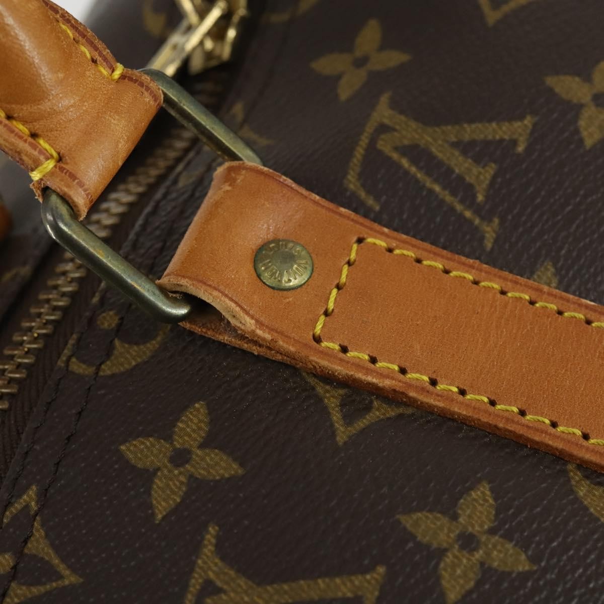 Louis Vuitton Keepall Monogram Canvas Brown Canvas Travel Bag Bag (Pre-Owned)