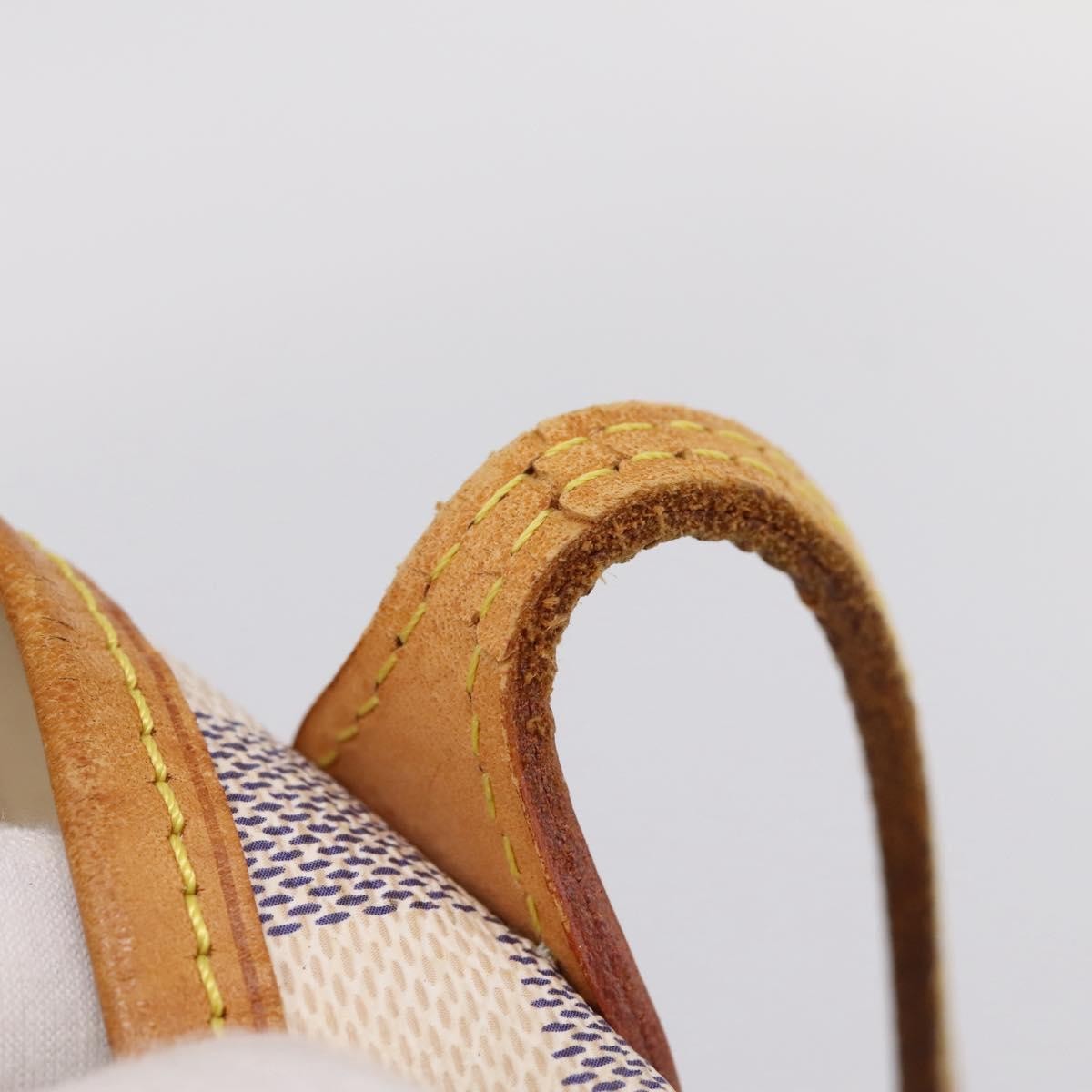 Louis Vuitton Neverfull Damier Beige Canvas Tote Bag Bag (Pre-Owned)
