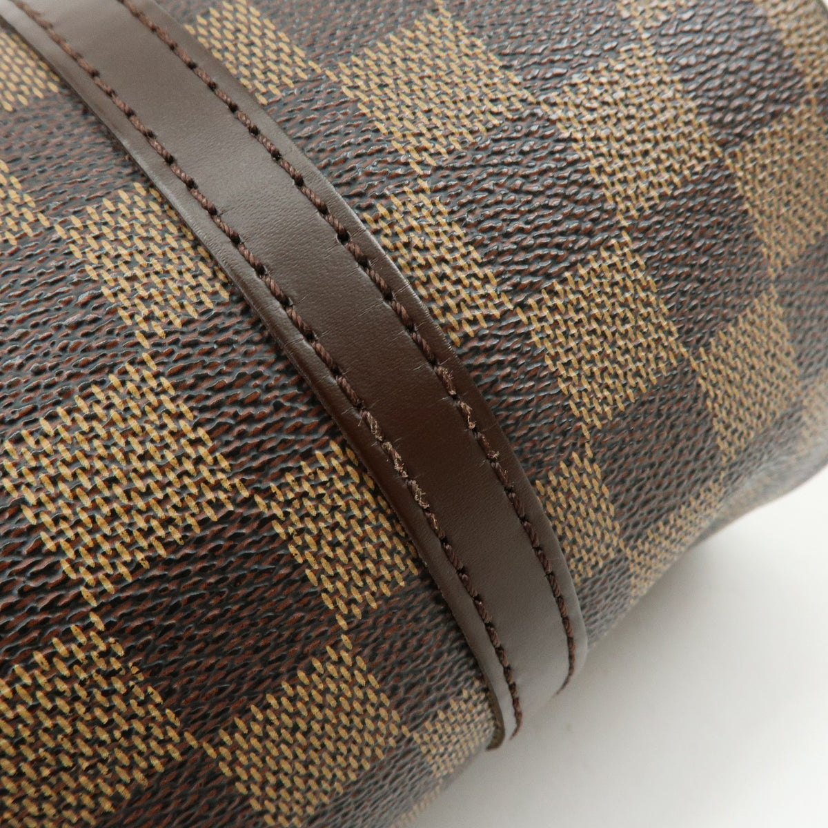 Louis Vuitton Papillon Damier Ebene Brown Canvas Handbag (Pre-Owned)