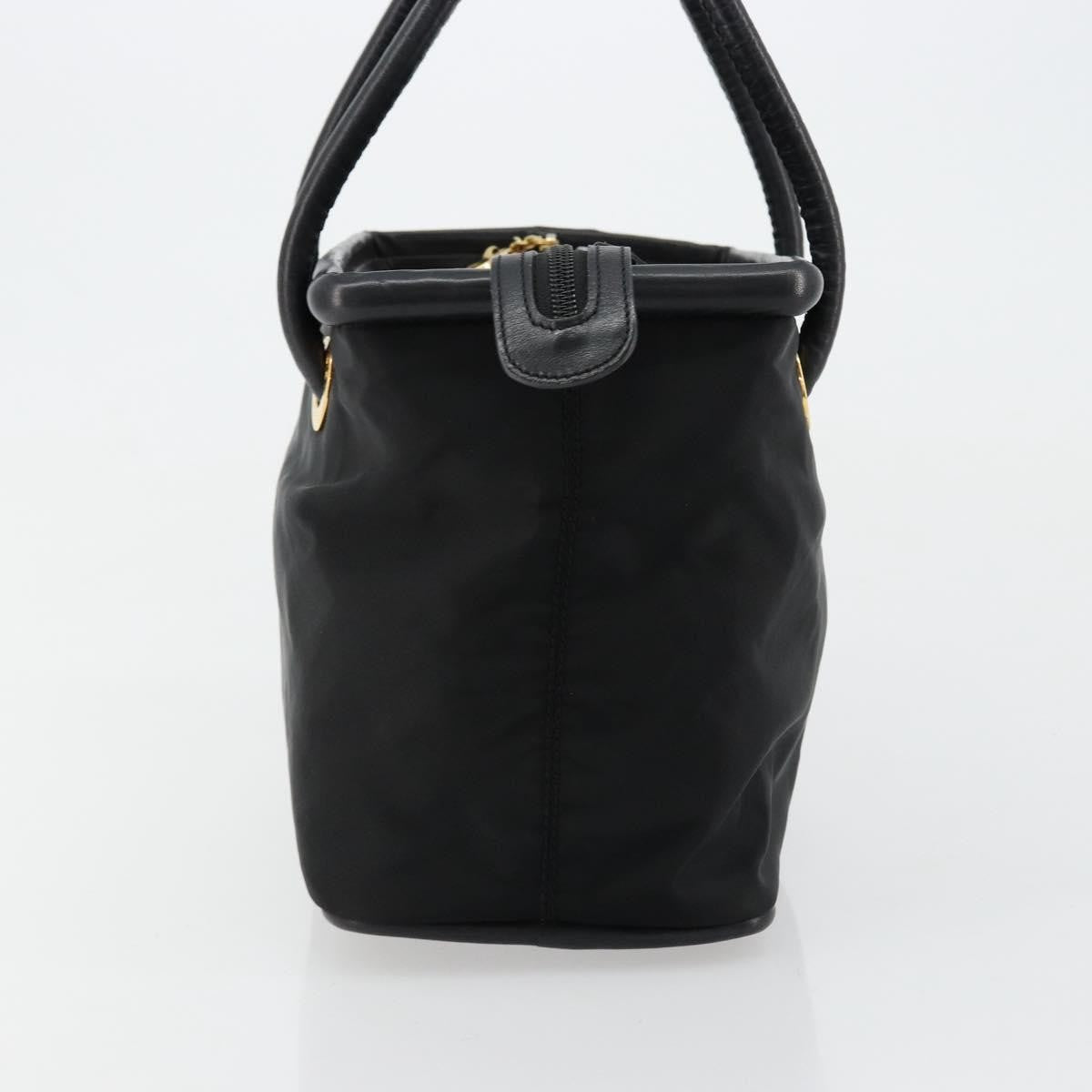 Celine Handbag Nylon Black Nylon Handbag (Pre-Owned)