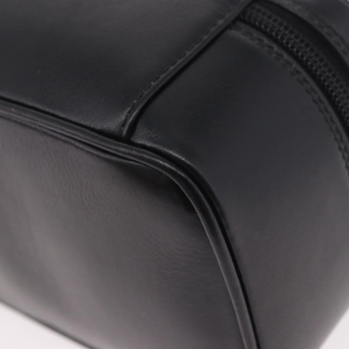 Gucci Horsebit Vanity Leather Black Leather Toiletry Case Accessory (Pre-Owned)
