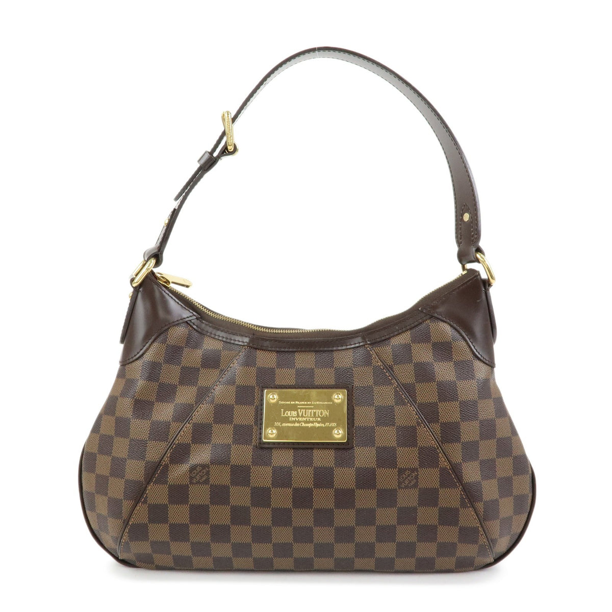Louis Vuitton Thames Damier Brown Canvas Handbag (Pre-Owned)