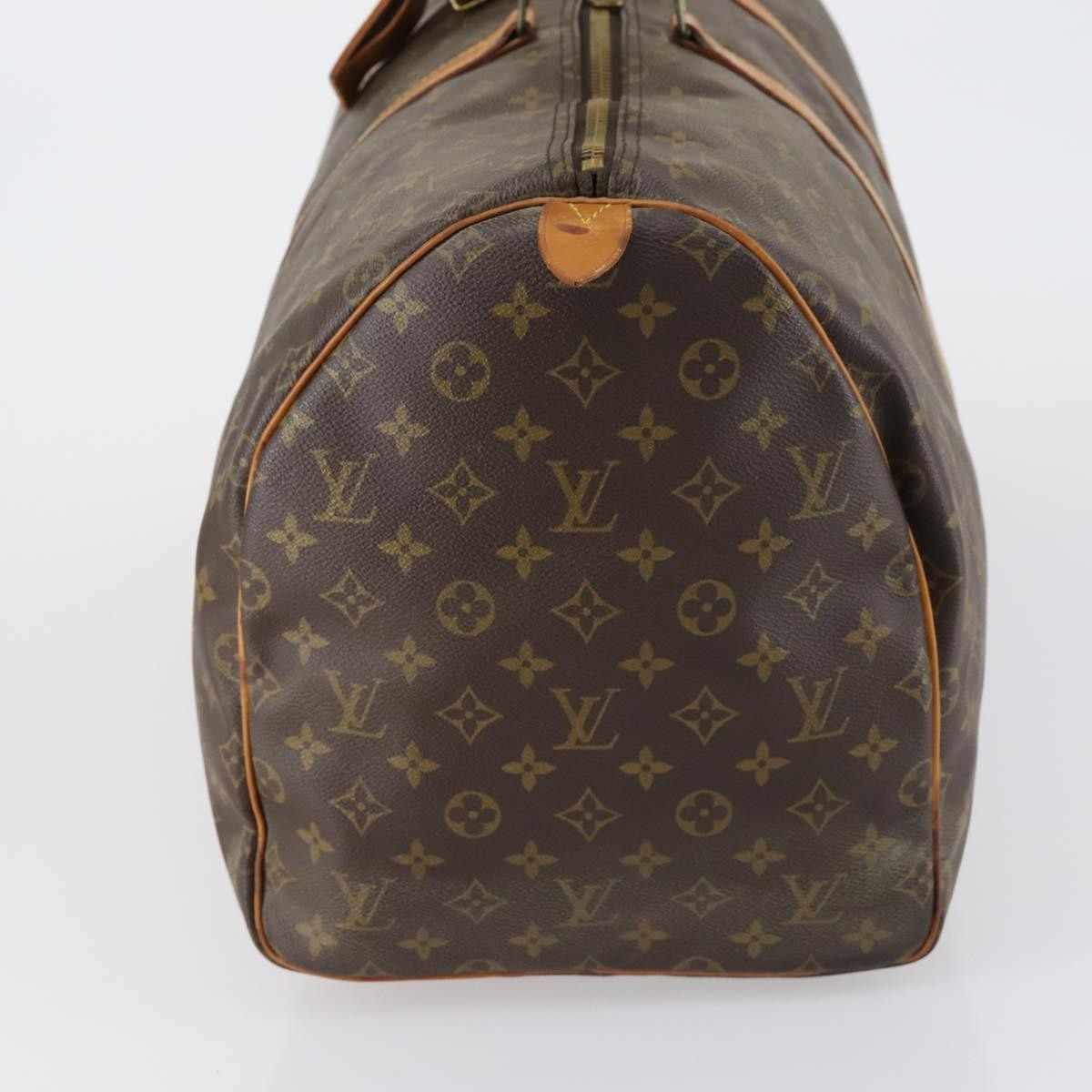 Louis Vuitton Keepall Monogram Canvas Brown Canvas Travel Bag Bag (Pre-Owned)