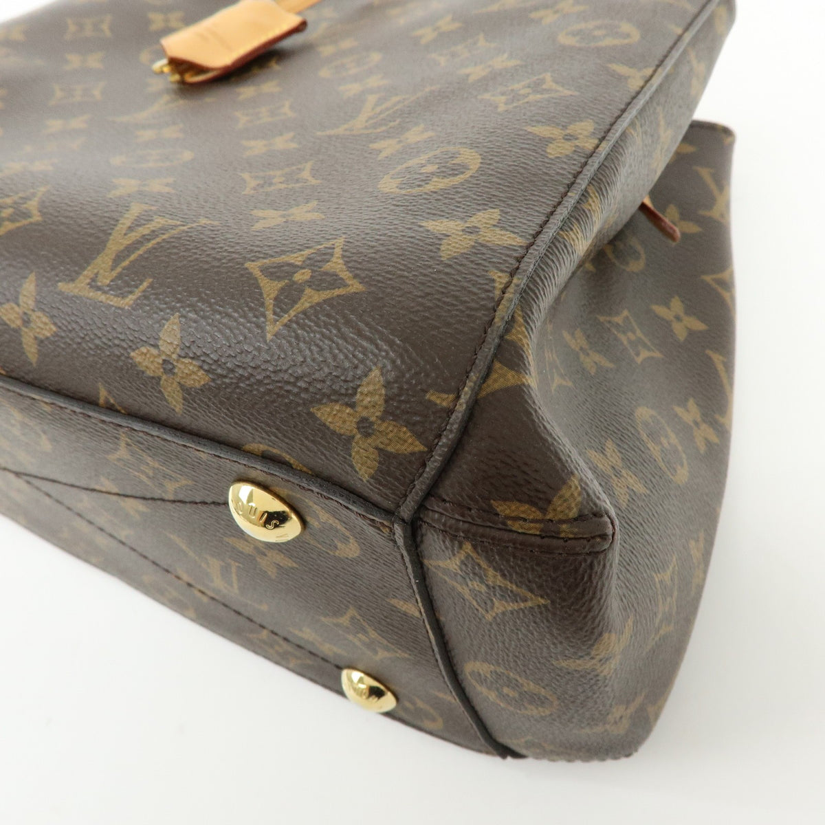 Louis Vuitton Montaigne Monogram Canvas Brown Canvas Handbag (Pre-Owned)