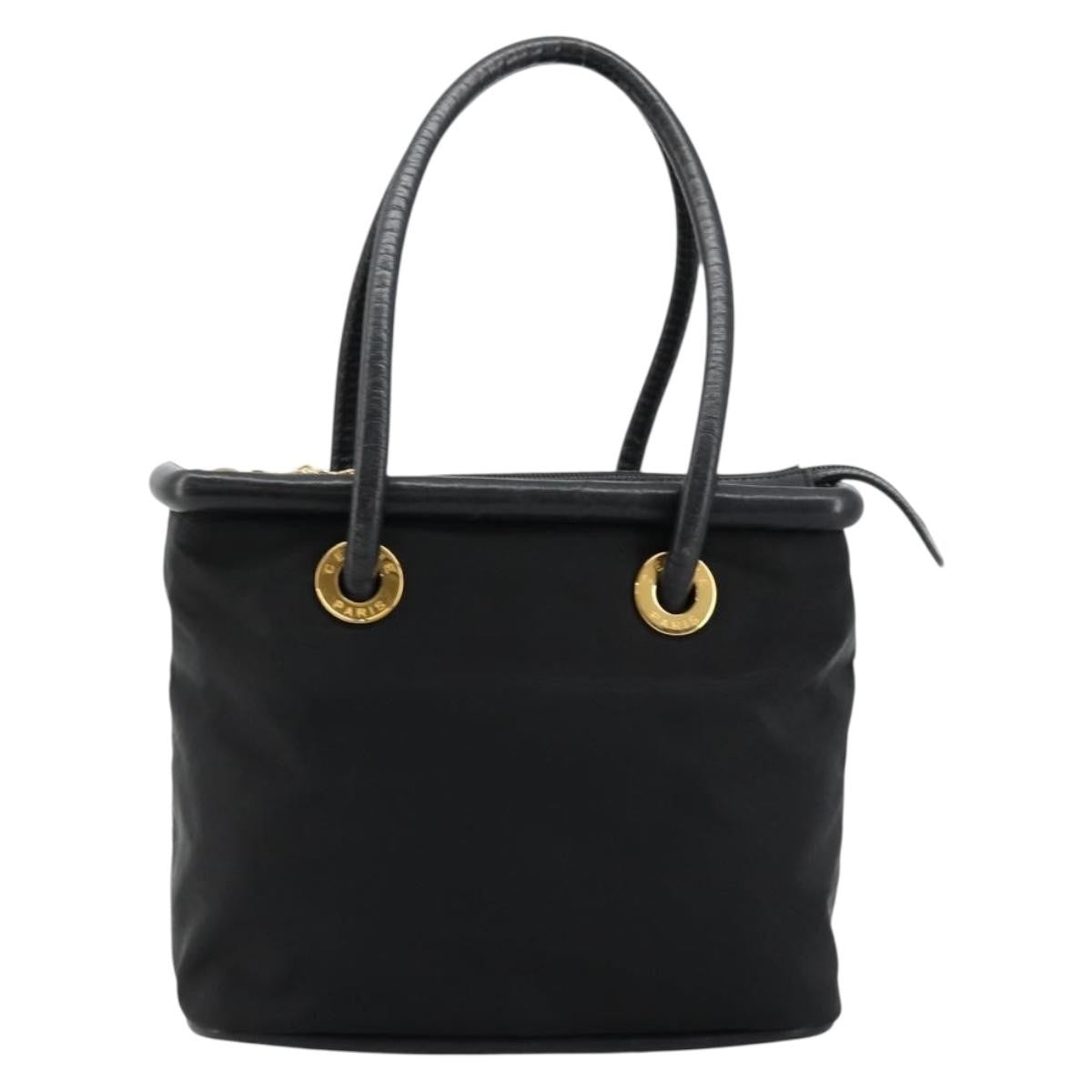 Celine Handbag Nylon Black Nylon Handbag (Pre-Owned)