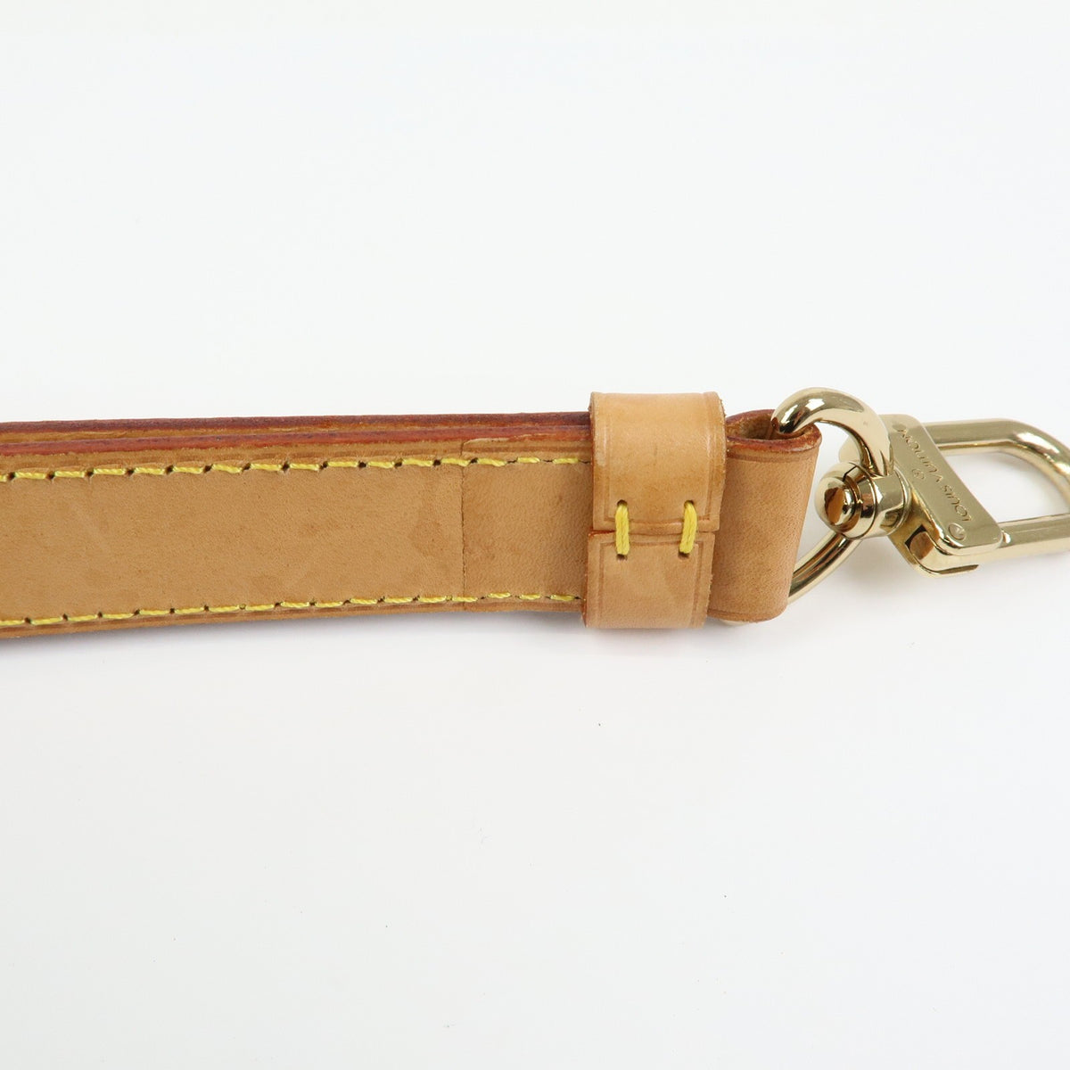 Louis Vuitton Adjustable Shoulder Strap Vachetta Leather Beige Leather Straps Accessory (Pre-Owned)