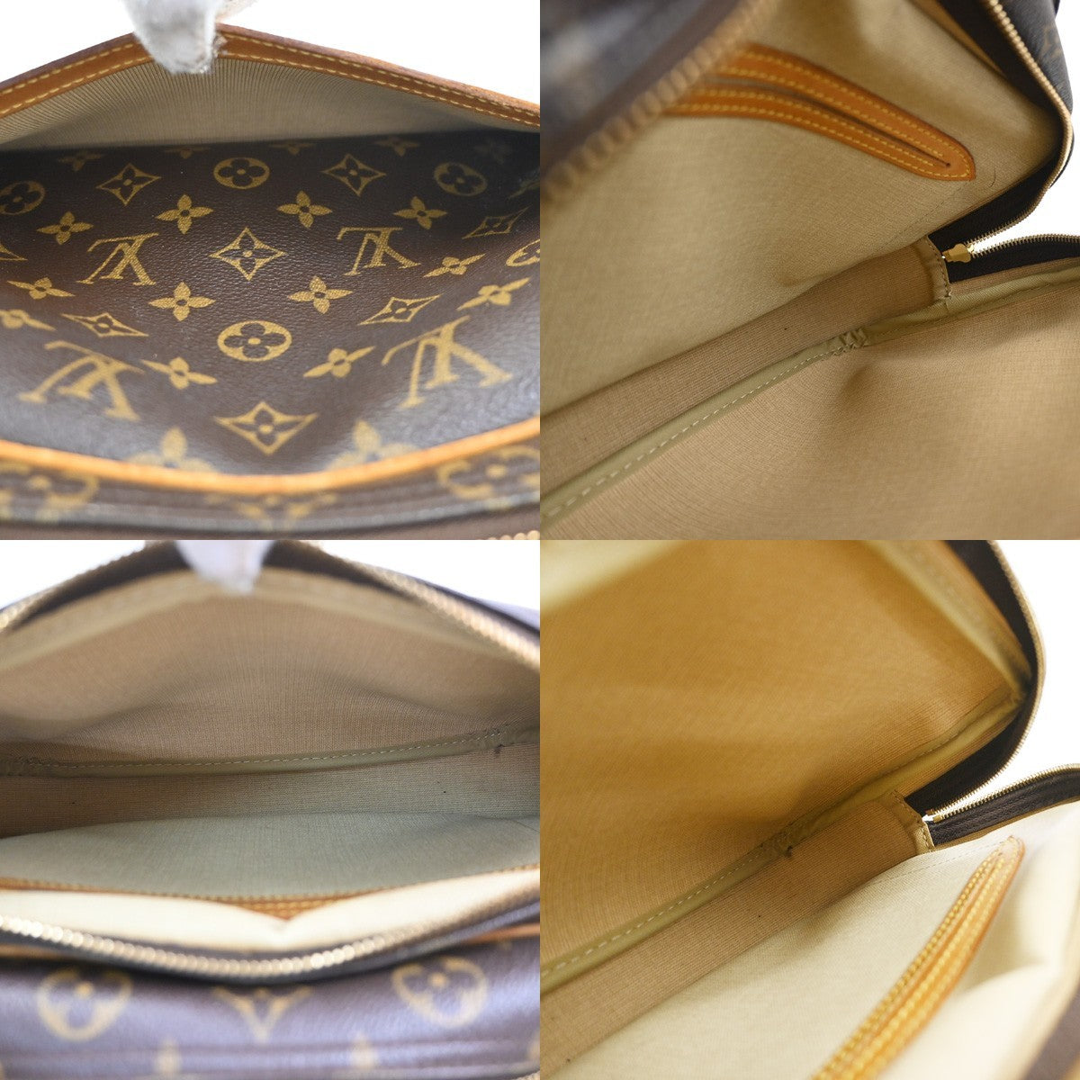 Louis Vuitton Reporter Monogram Canvas Brown Canvas Shoulder Bag Bag (Pre-Owned)