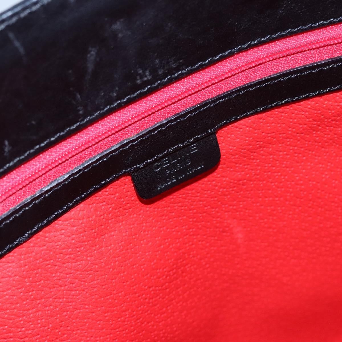 Celine Vintage Suede Black Suede Shoulder Bag Bag (Pre-Owned)