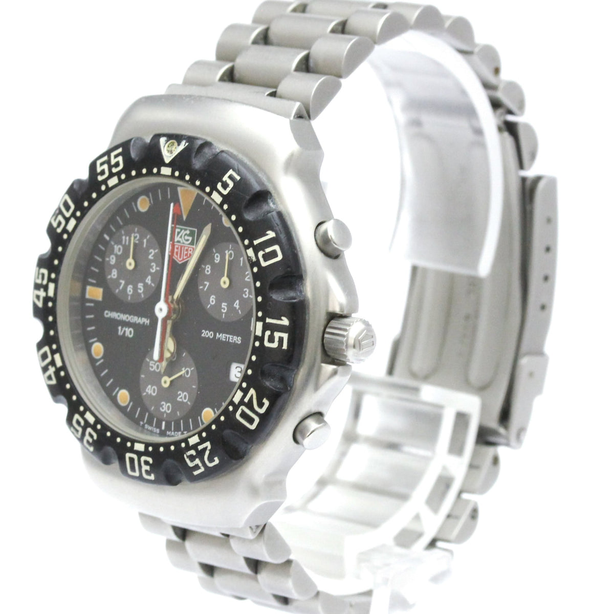 Tag Heuer Formula 1 Chronograph Quartz Stainless Steel Watch (Pre-Owned)