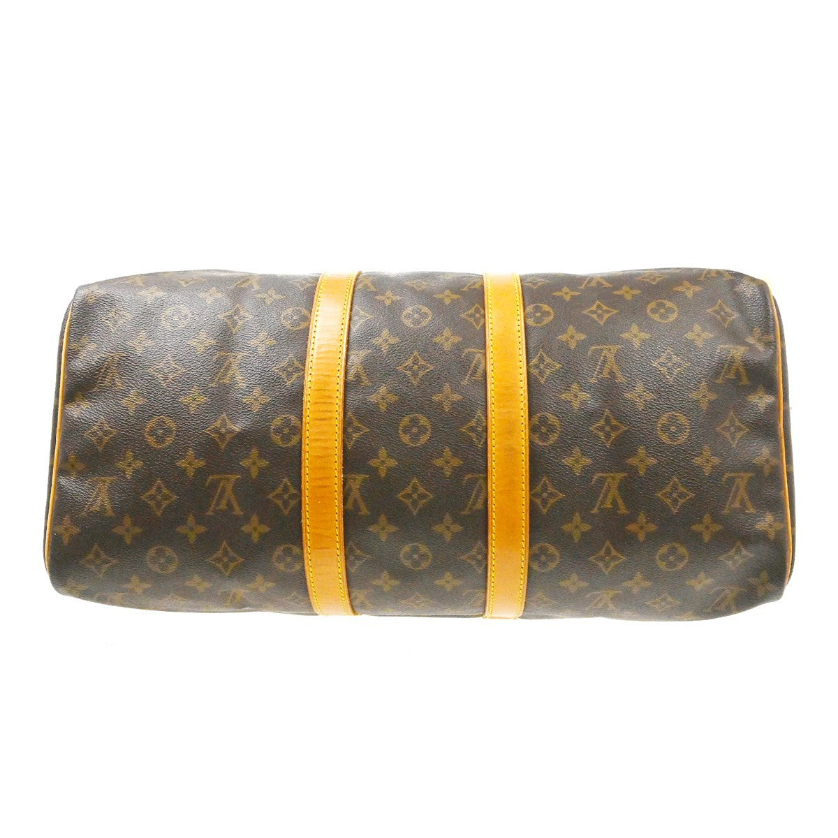 Louis Vuitton Keepall Monogram Canvas Brown Canvas Travel Bag Bag (Pre-Owned)