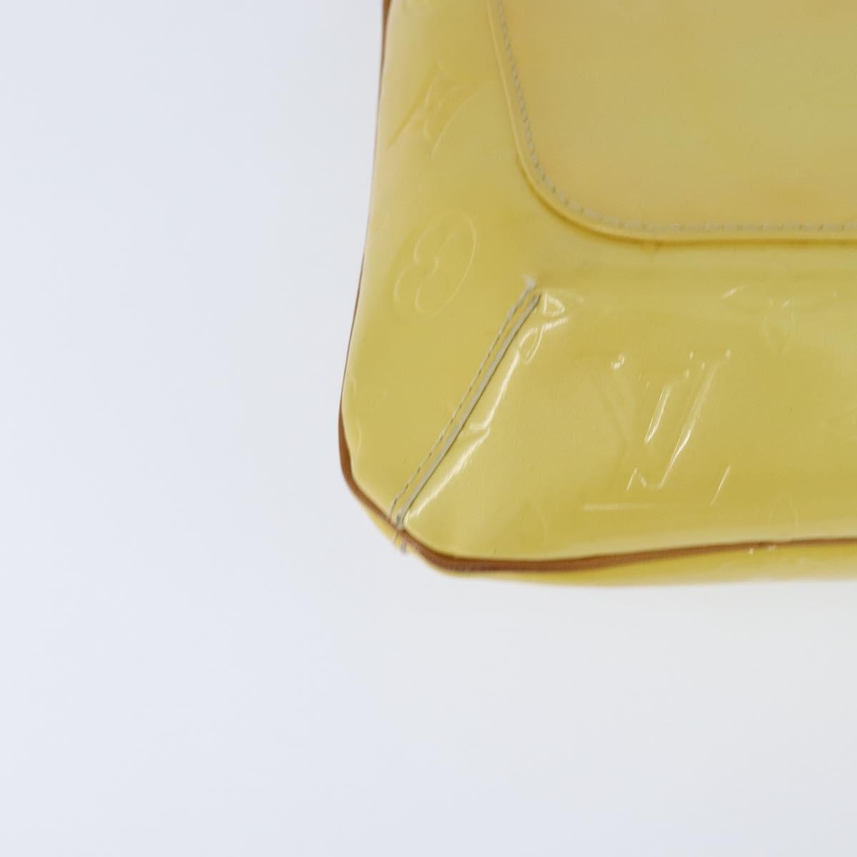 Louis Vuitton Thompson Street Monogram Vernis Yellow Patent_Leather Handbag (Pre-Owned)