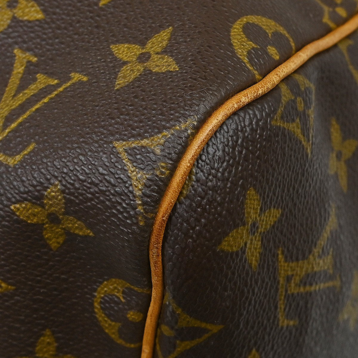 Louis Vuitton Keepall Monogram Canvas Brown Canvas Travel Bag Bag (Pre-Owned)