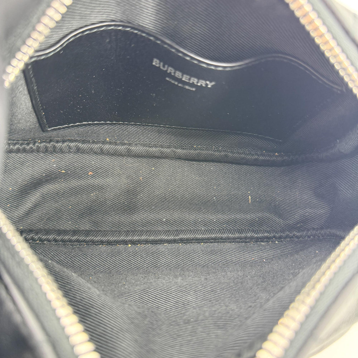 Burberry Lola Camera Quilted Leather Black Leather Shoulder Bag Bag (Pre-Owned)