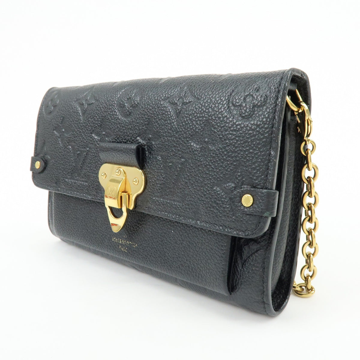 Louis Vuitton Vavin Chain Monogram Empreinte Leather Black Leather Crossbody Bag Bag (Pre-Owned)