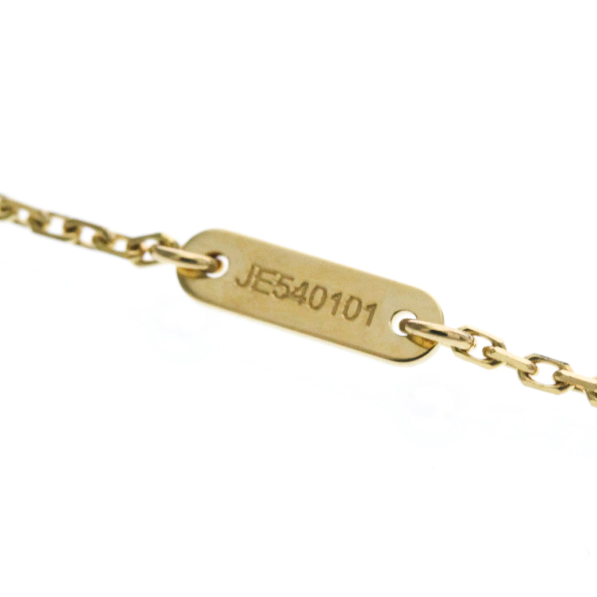 Van Cleef & Arpels Sweet Alhambra Pendant 18K Yellow Gold And Mother Of Pearl Gold Yellow_Gold Necklace Jewelry (Pre-Owned)