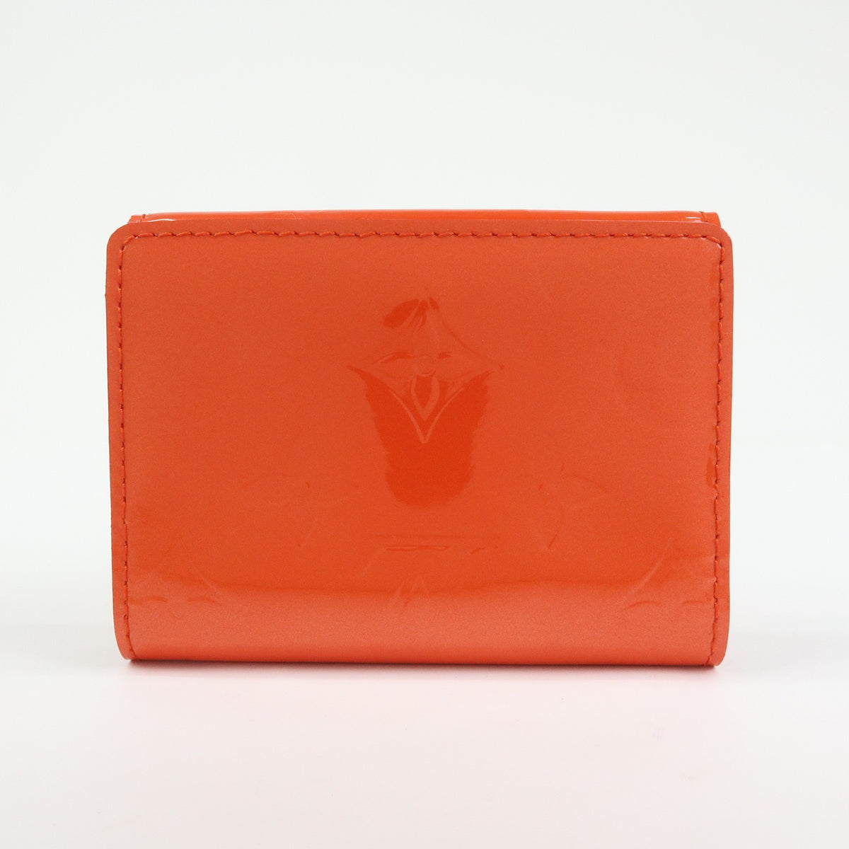 Louis Vuitton Ludlow Vernis Orange Leather Wallets Accessory (Pre-Owned)