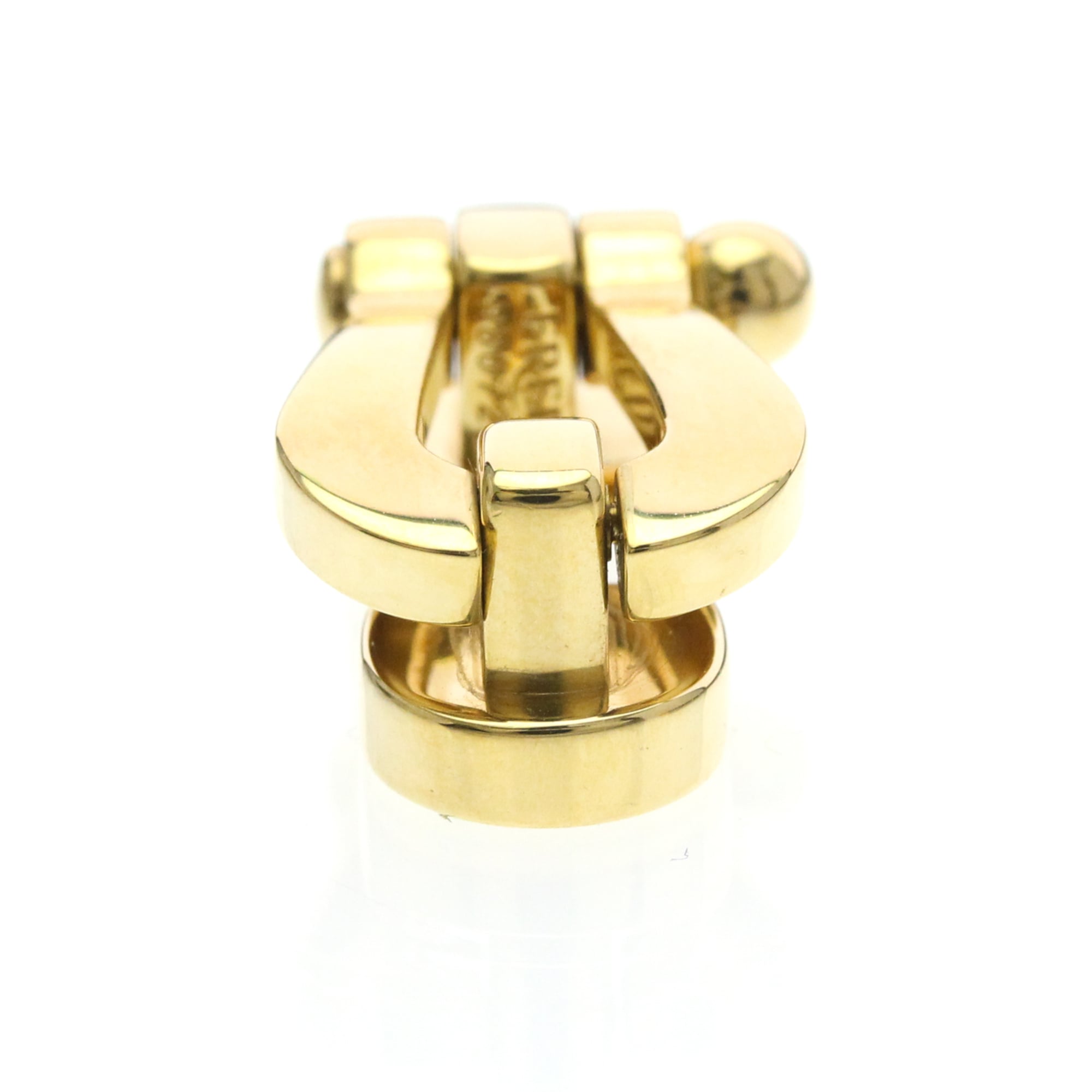 Fred Paris Force 10 Woven Cord And Stainless Steel With 18K Yellow Gold Gold Yellow_Gold Bracelet Jewelry (Pre-Owned)