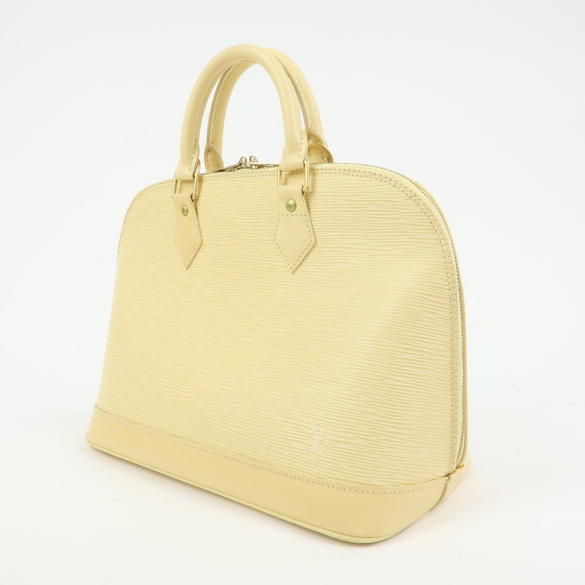 Louis Vuitton Alma Epi Leather Beige Leather Handbag (Pre-Owned)