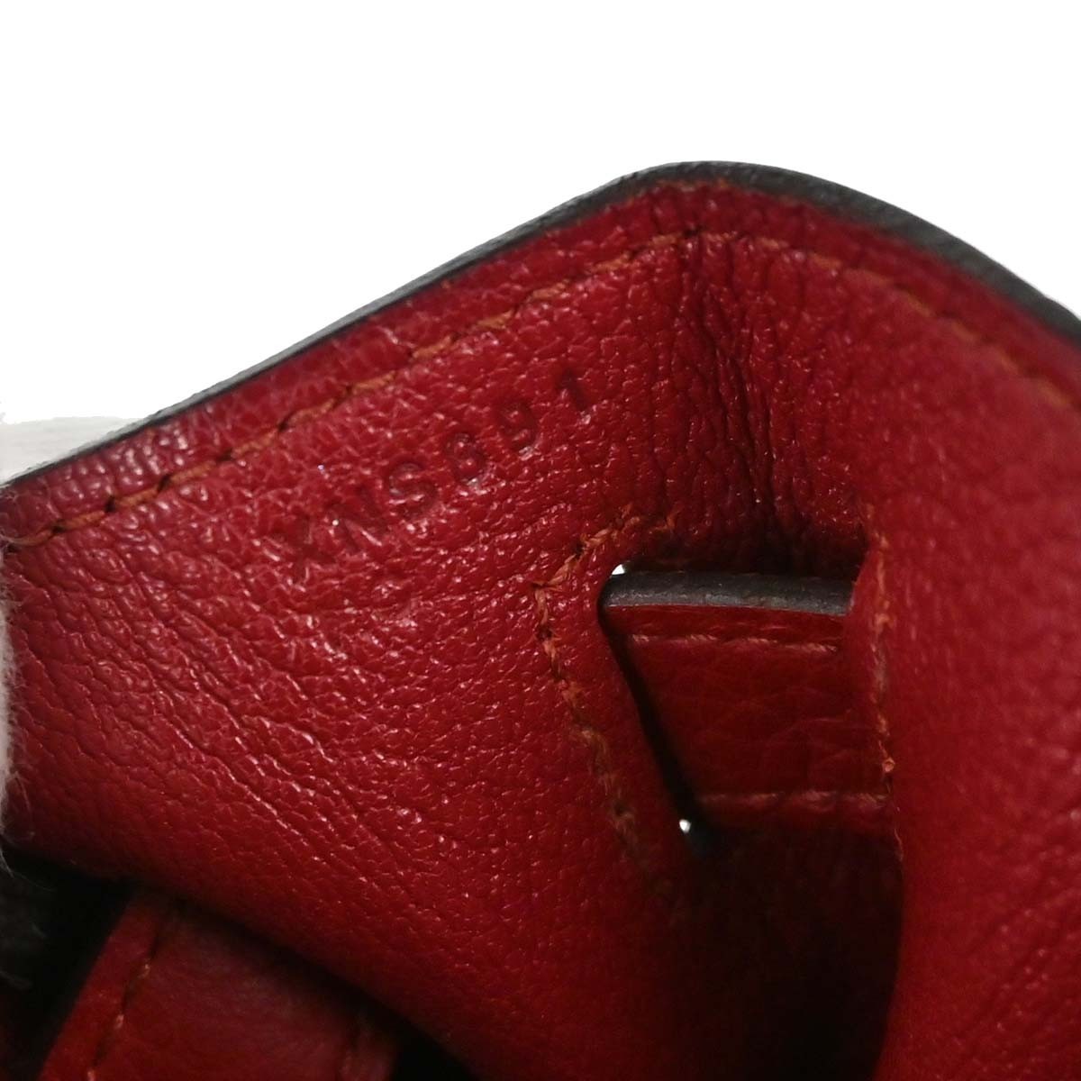 Hermes Kelly Red Togo With Gold Hardware Red Leather Handbag (Pre-Owned)