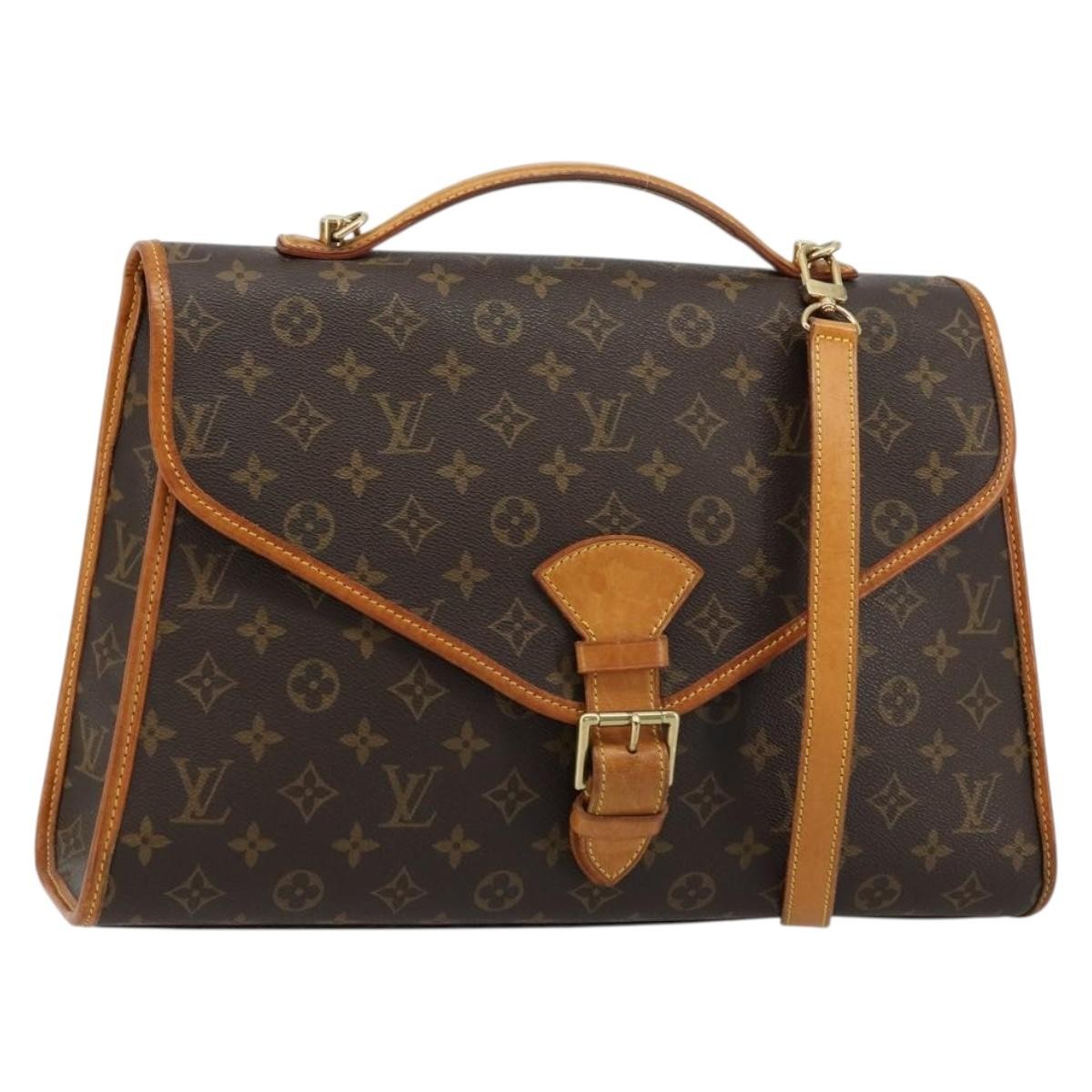 Louis Vuitton Beverly Monogram Canvas Brown Canvas Briefcase Bag (Pre-Owned)
