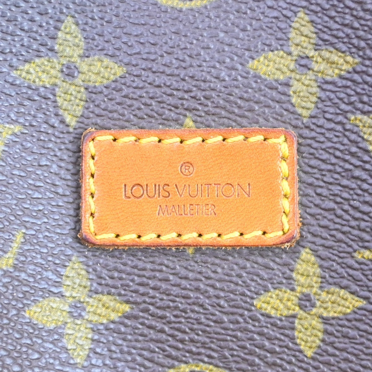 Louis Vuitton Saumur Monogram Brown Canvas Shoulder Bag Bag (Pre-Owned)