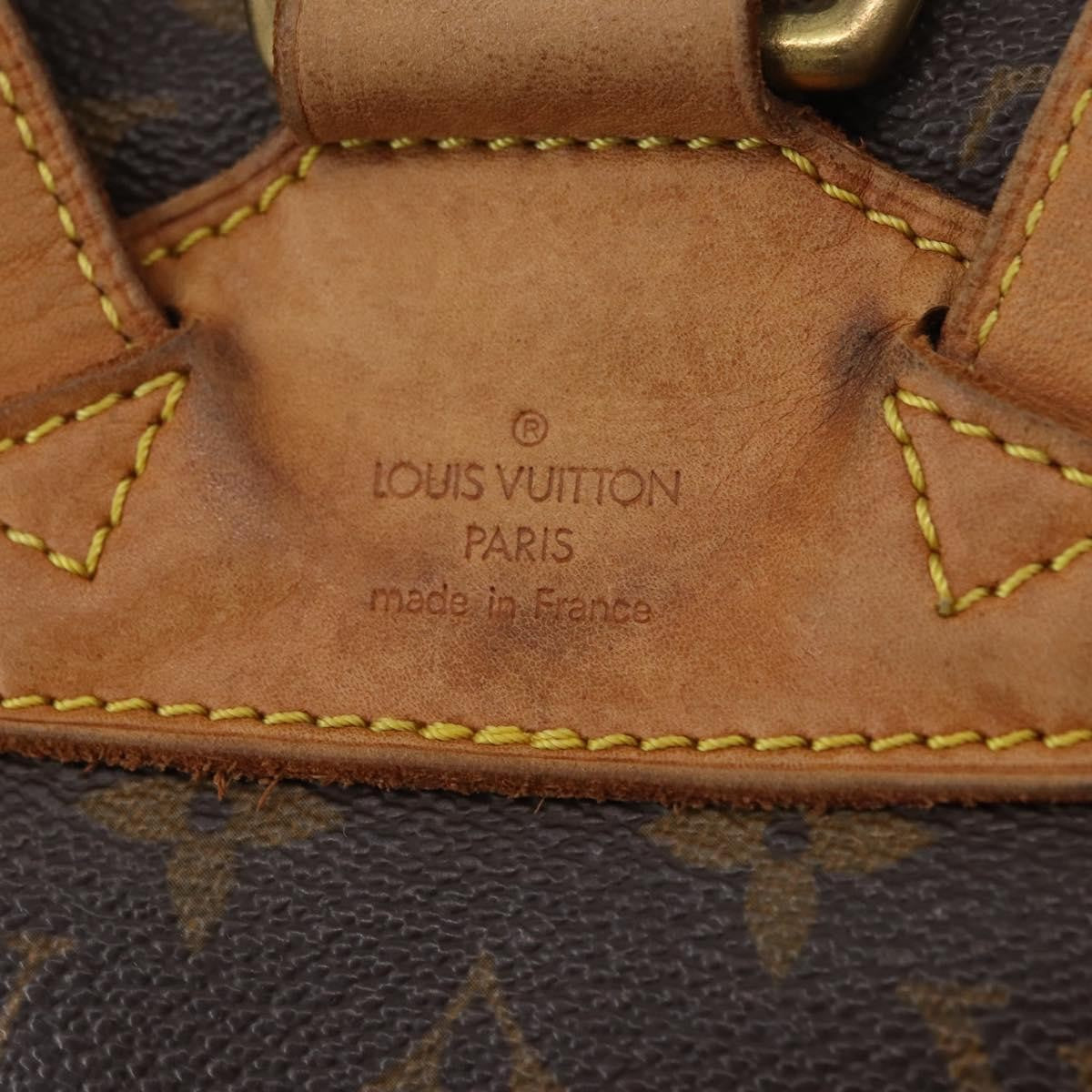 Louis Vuitton Vintage Montsouris Monogram Canvas Brown Canvas Backpack Bag (Pre-Owned)