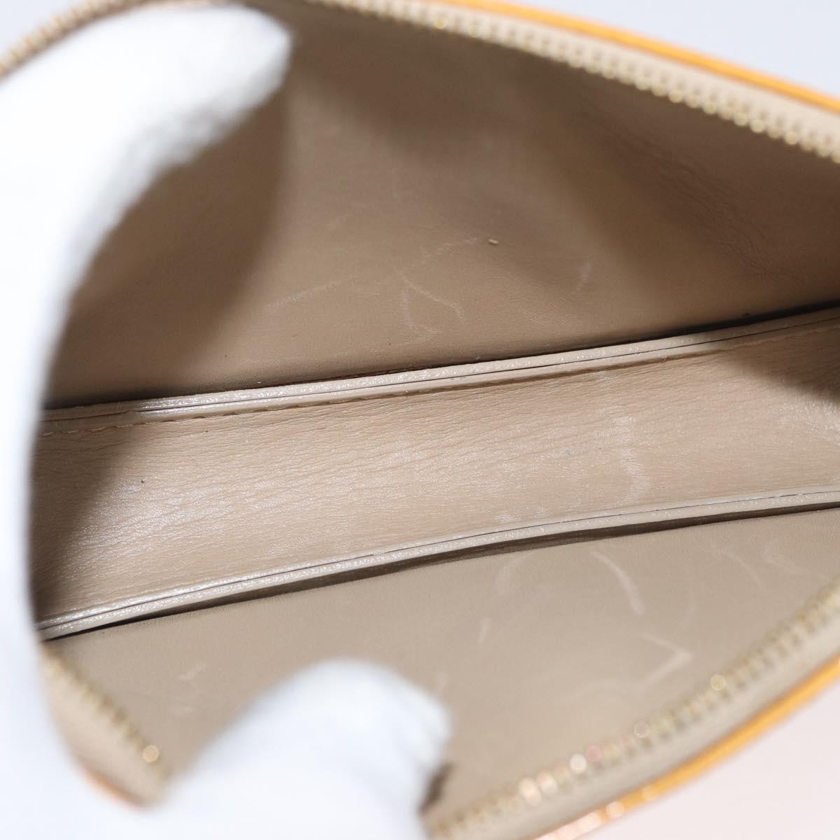 Louis Vuitton Lexington Pochette Monogram Vernis Beige Patent_Leather Clutche & Pouche Bag (Pre-Owned)
