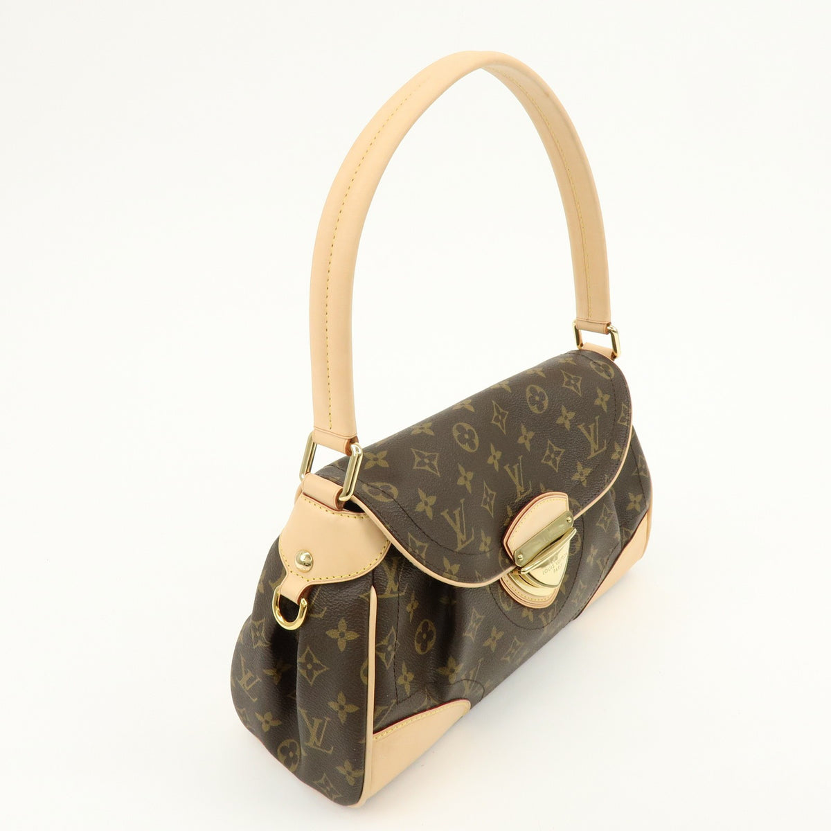 Louis Vuitton Beverly Monogram Canvas Brown Canvas Handbag (Pre-Owned)
