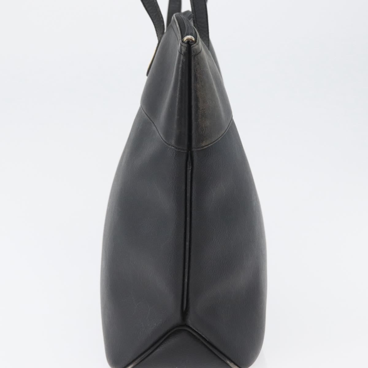 Christian Dior Vintage Honeycomb Canvas Black Pvc Shoulder Bag Bag (Pre-Owned)