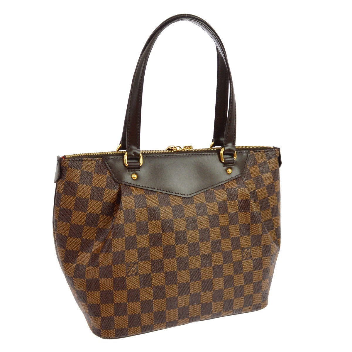Louis Vuitton Westminster Damier Ebene Brown Canvas Tote Bag Bag (Pre-Owned)