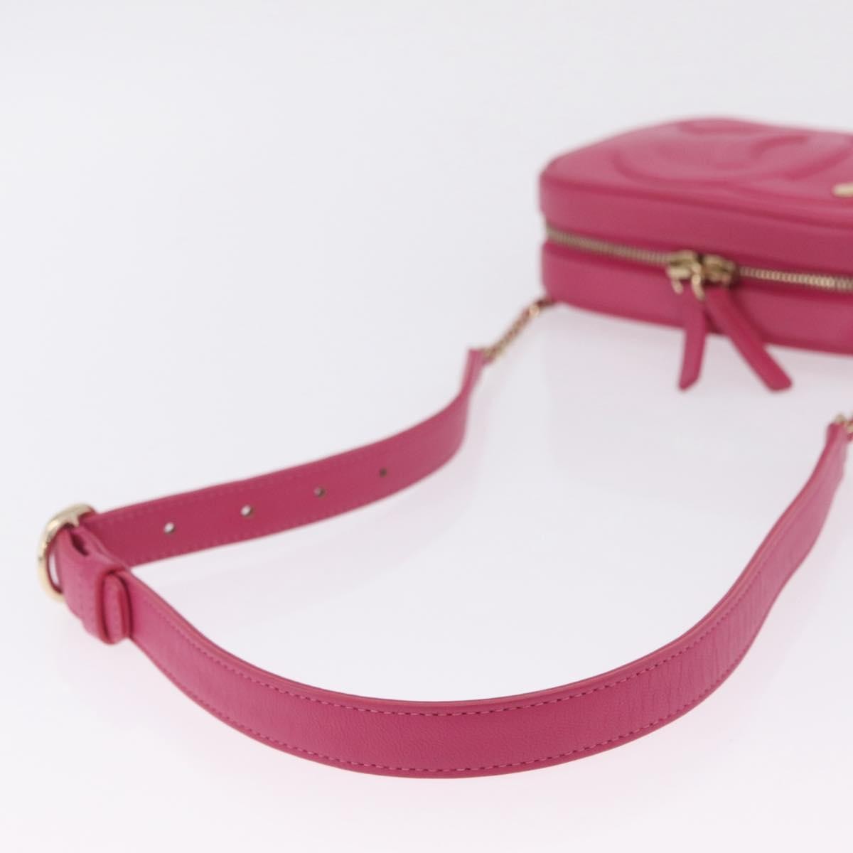 Chanel Cc Mania Camera Lambskin Pink Leather Handbag (Pre-Owned)