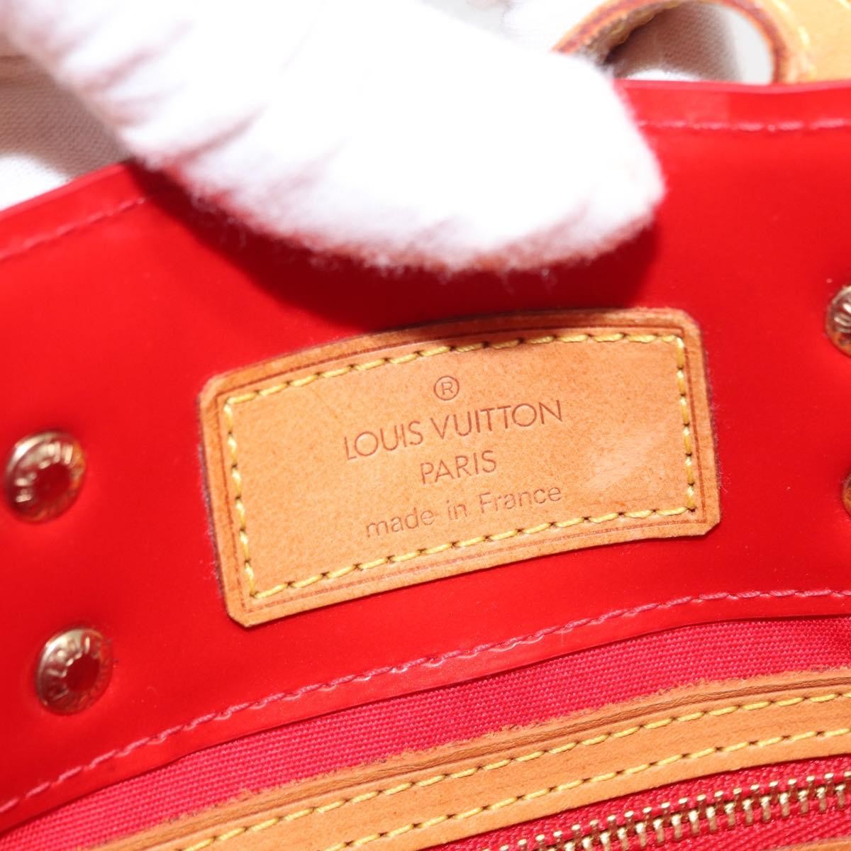 Louis Vuitton Reade Monogram Vernis Red Patent_Leather Handbag (Pre-Owned)